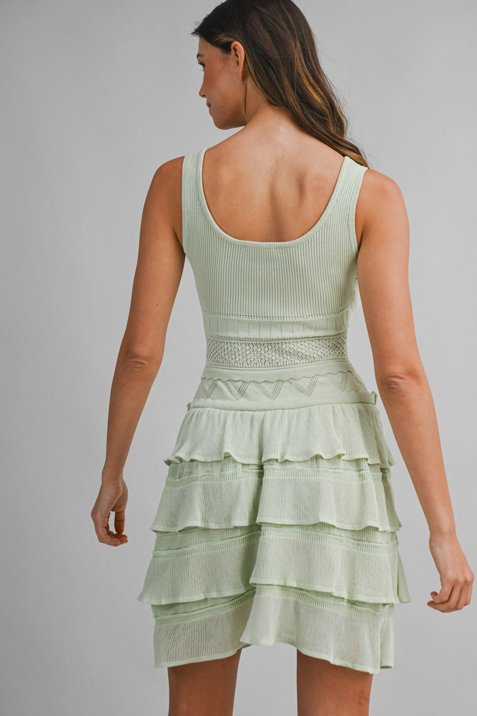 LYRA RUFFLE SWEATER MINI DRESS sold by MABLE product image thumbnail 4