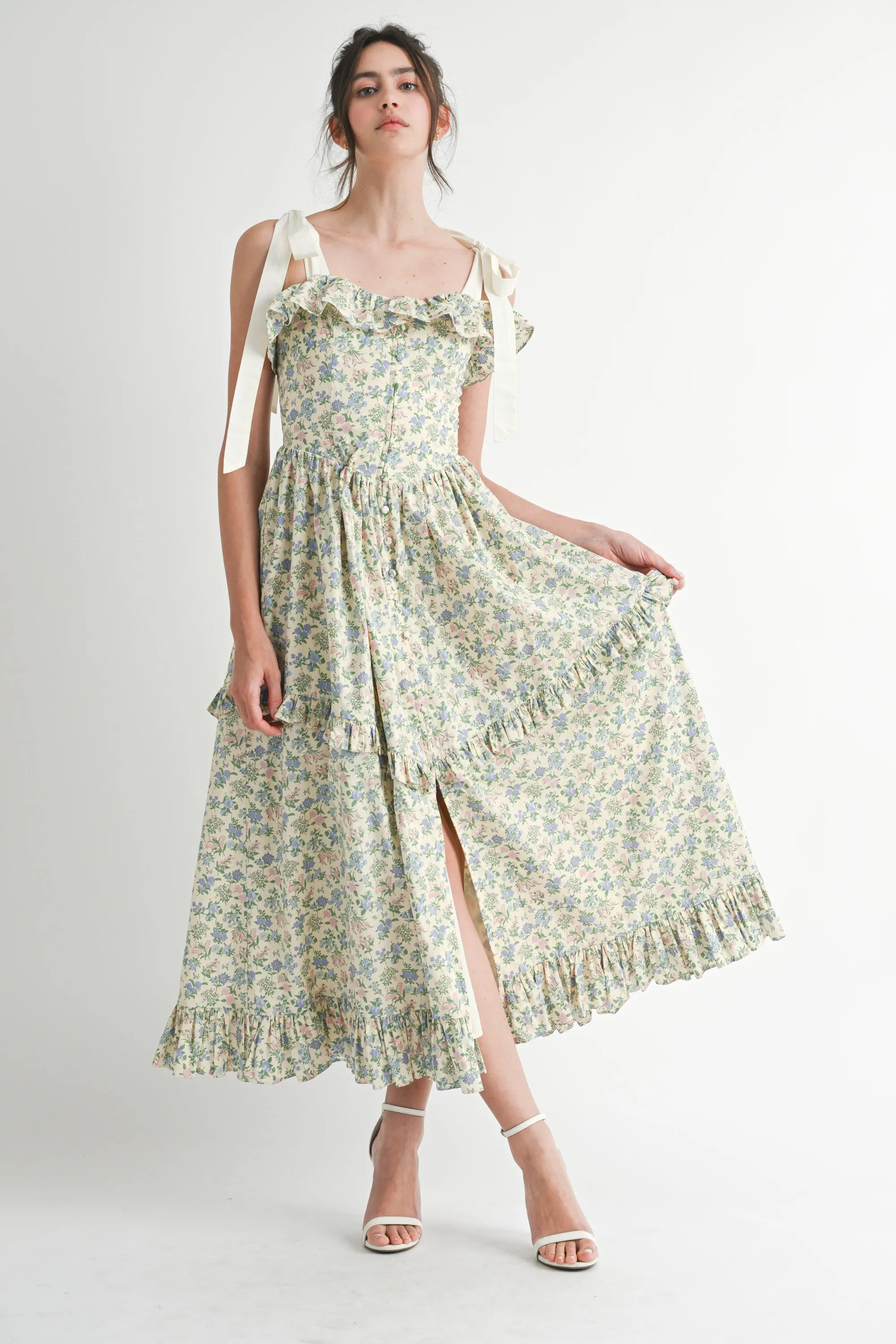 PALOMA FLORAL PRINTED MIDI DRESS sold by MABLE product image thumbnail 2