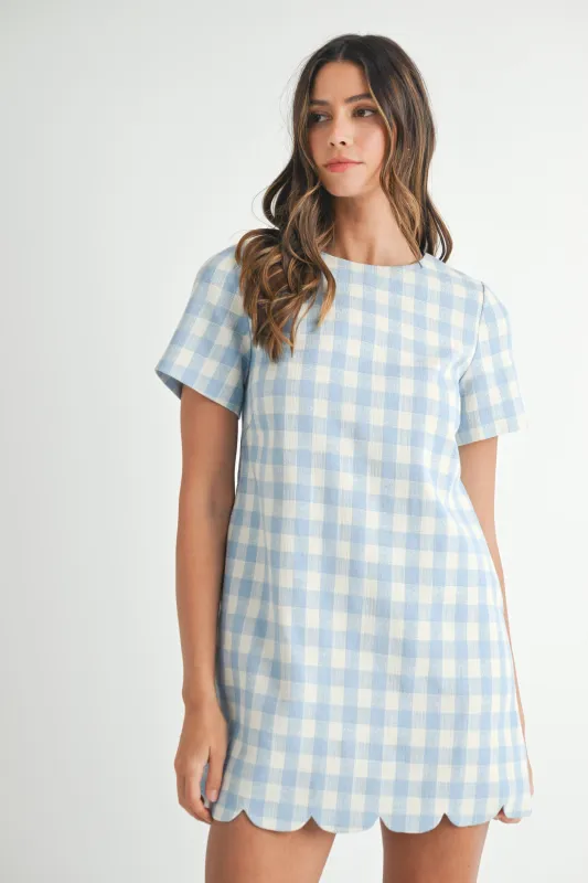 LYDIA A LINE MINI DRESS made by MABLE