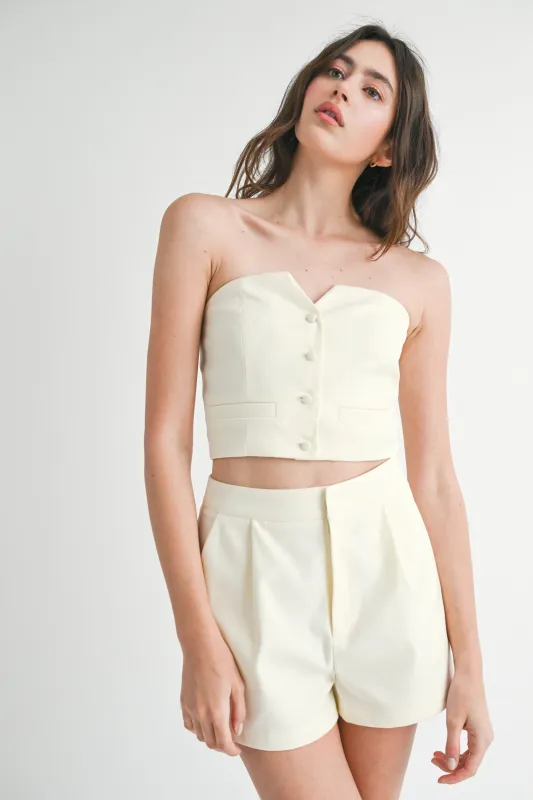 KALI SPRINGFIELD TUBE VEST AND SHORTS SET made by MABLE