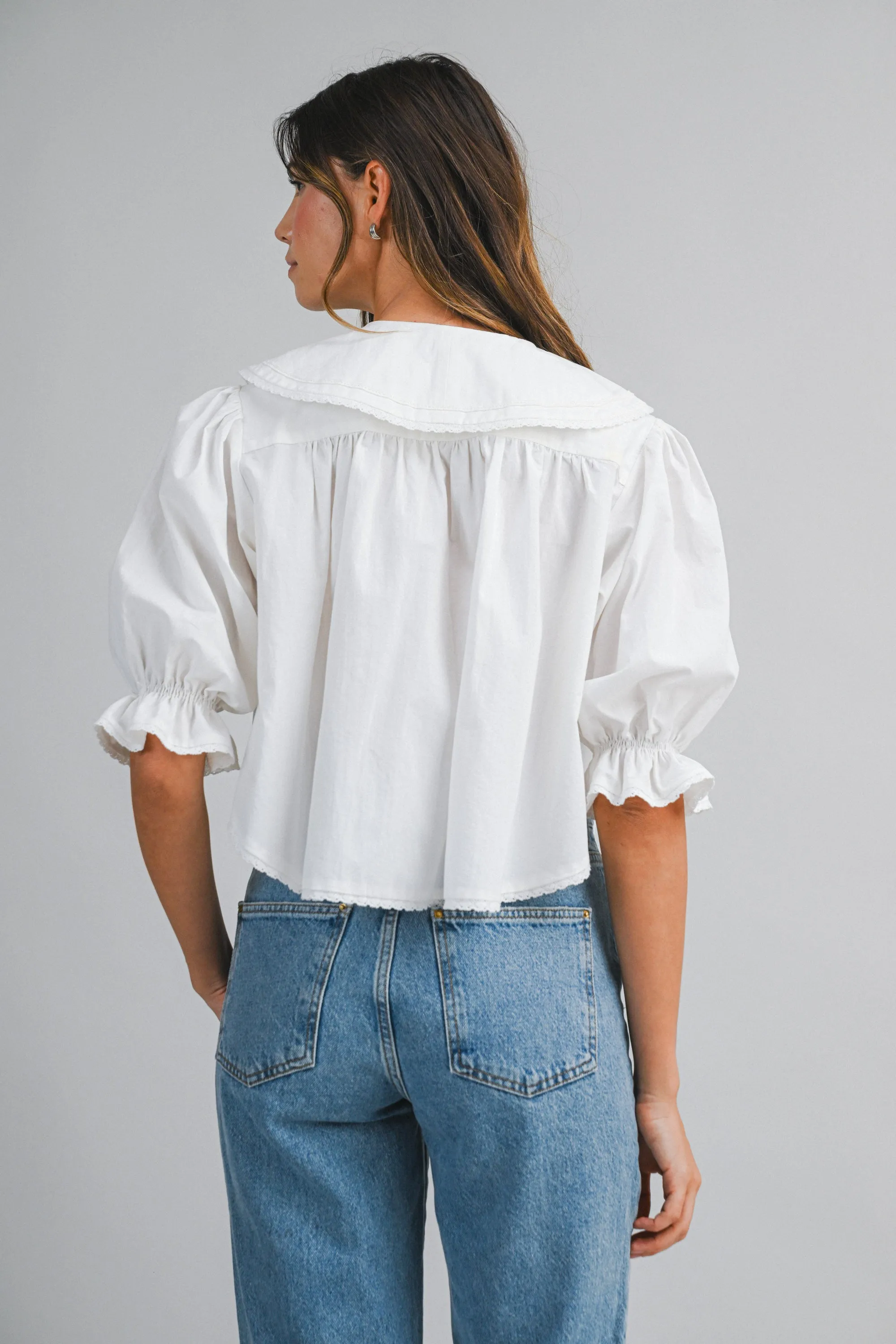 DOROTHY PETER PAN COLLAR BLOUSE sold by MABLE product image thumbnail 3
