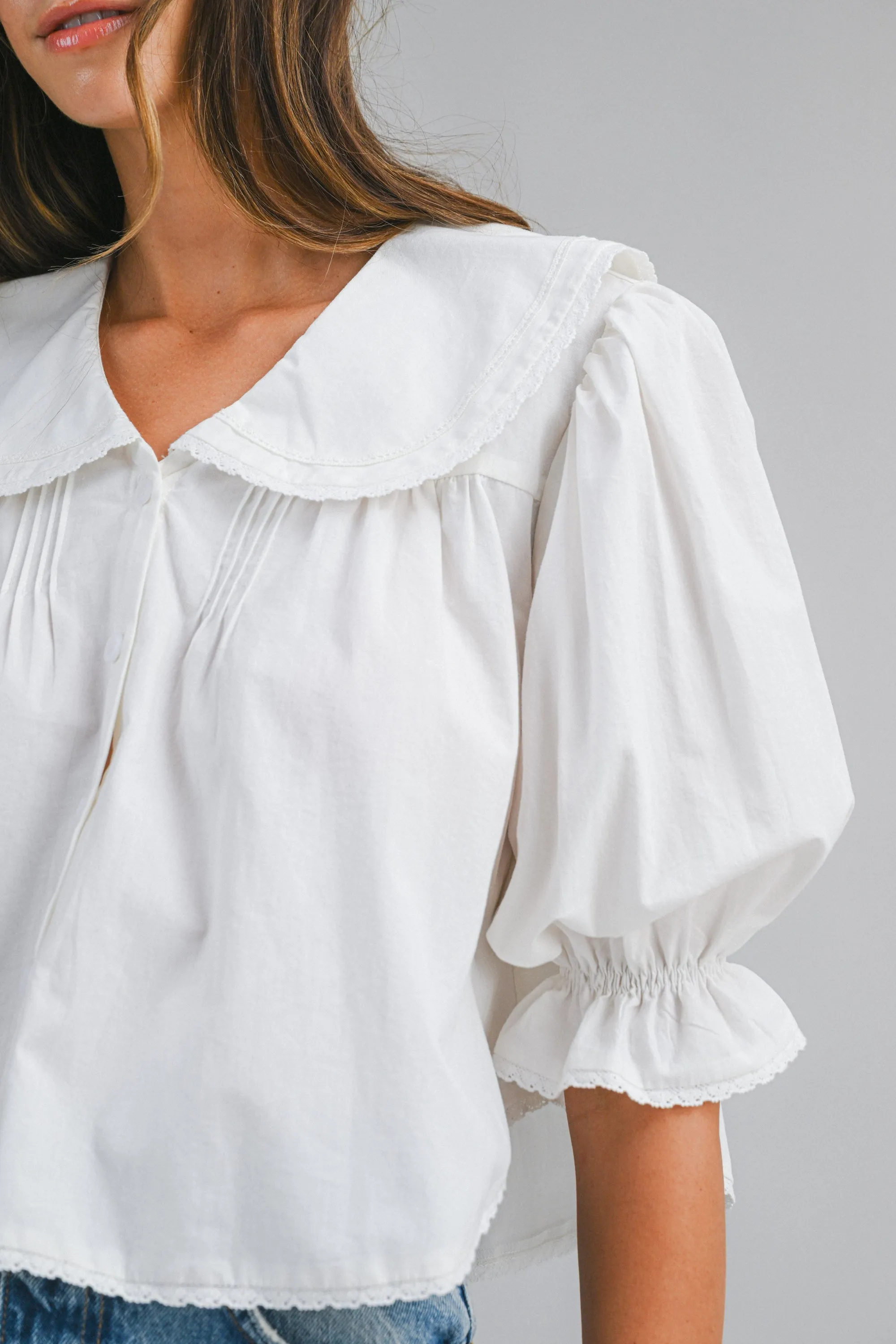DOROTHY PETER PAN COLLAR BLOUSE sold by MABLE product image thumbnail 4