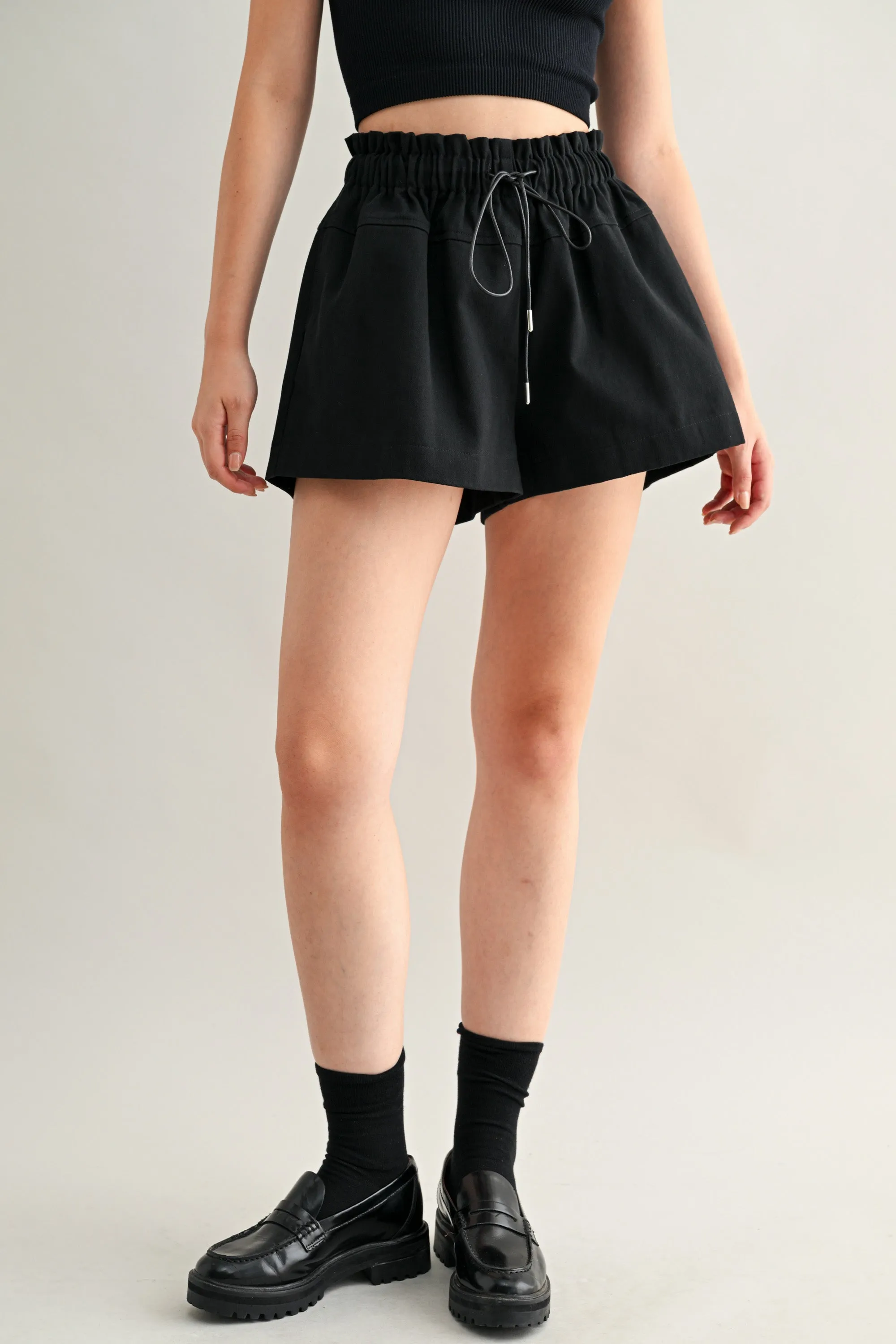 VANESSA HIGH WAISTED DRAWSTRING SHORTS sold by MABLE product image thumbnail 3