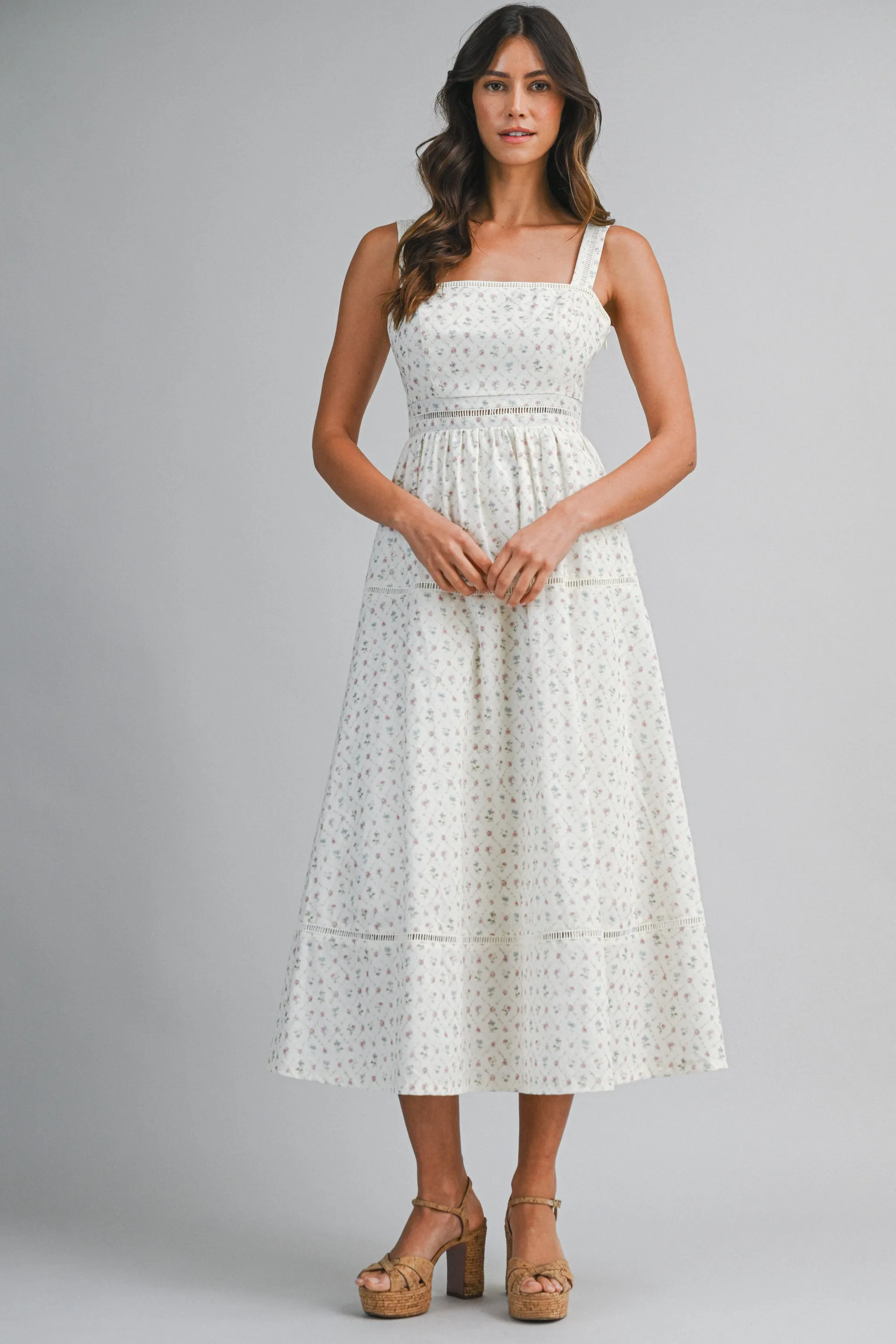 STEFFI FLORAL PRINTED MIDI DRESS sold by MABLE product image thumbnail 2