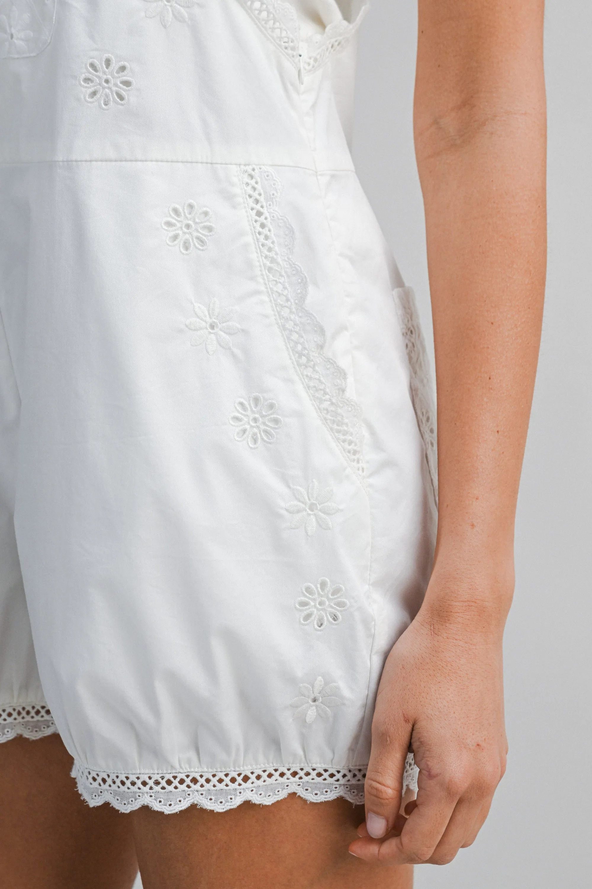EWA EYELET ROMPER WITH TRIM DETAIL sold by MABLE product image thumbnail 5