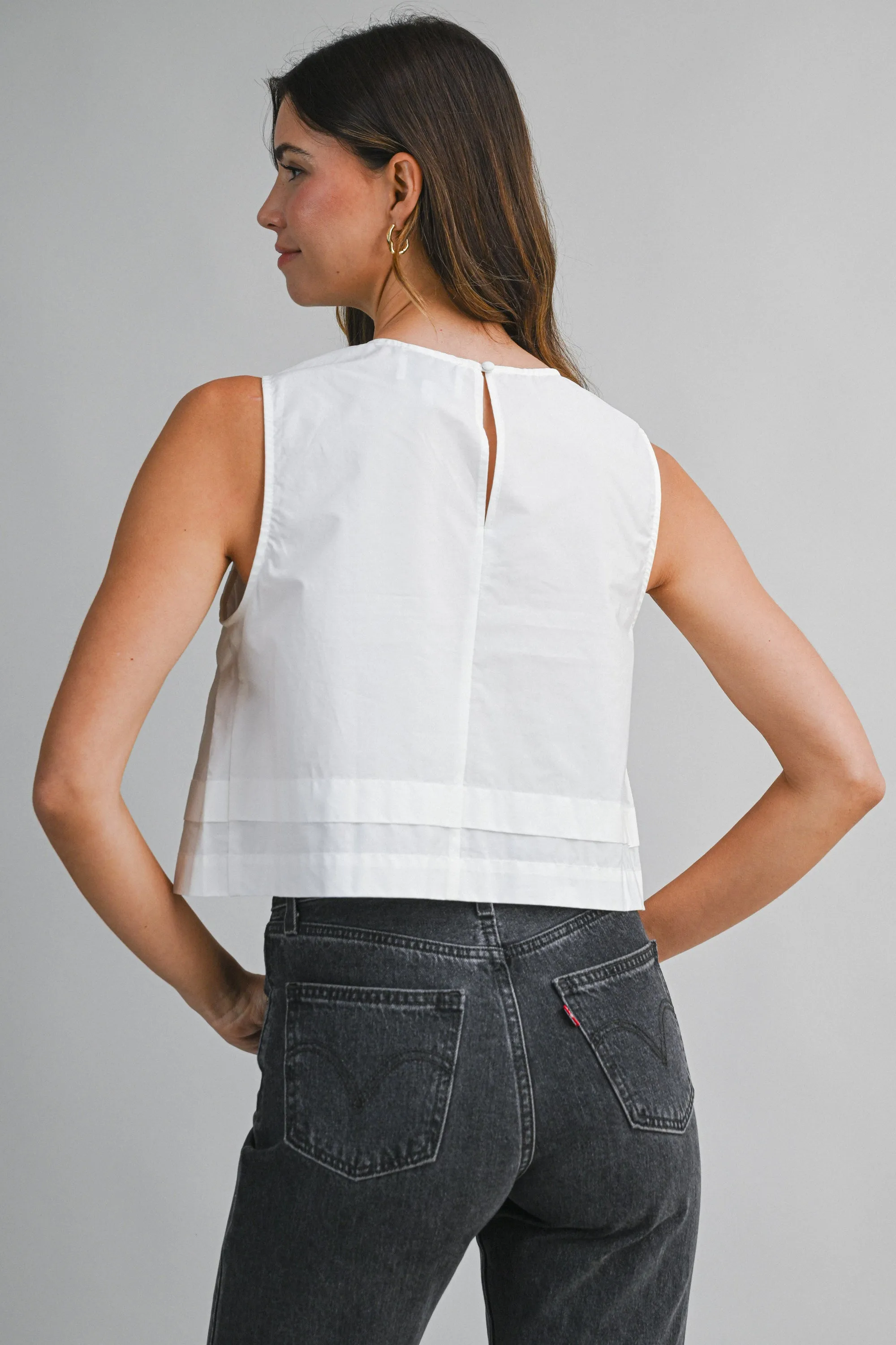 NEVAEH PLEATED SLEEVELESS TOP sold by MABLE product image thumbnail 3