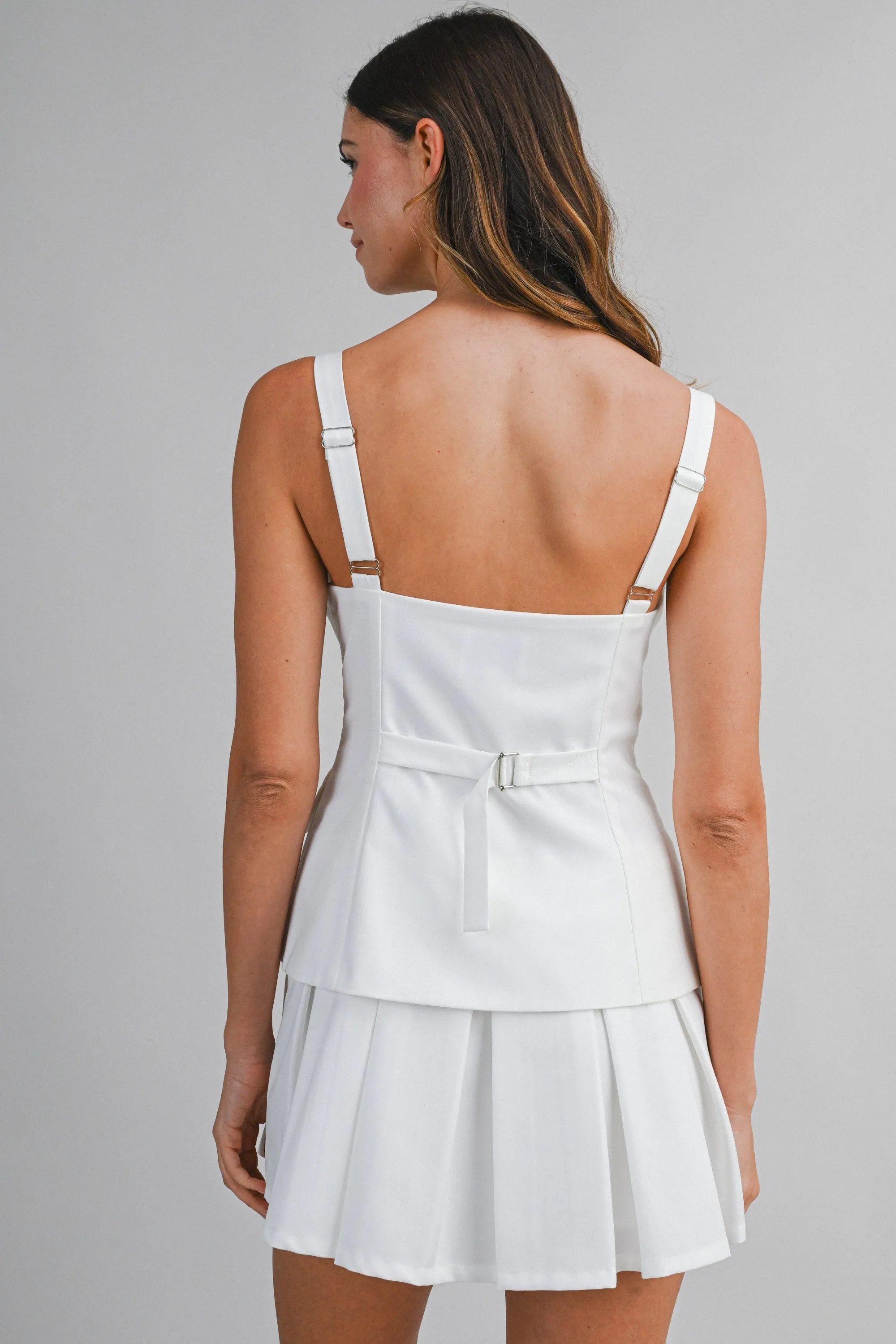 KIMBERLY FRONT BUTTON CLOSURE SUIT ROMPER sold by MABLE product image thumbnail 2