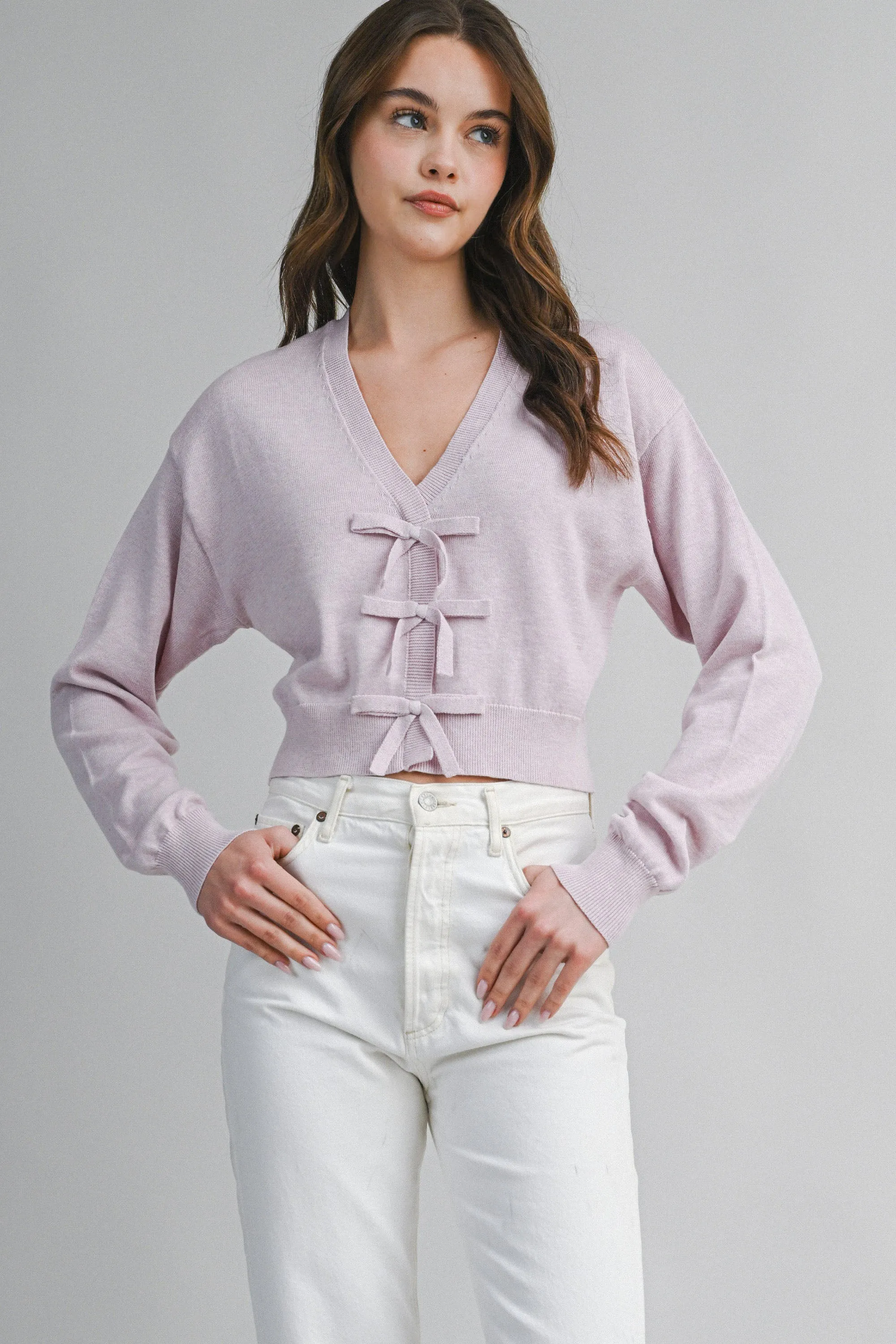 KERRIS BOW KNIT TOP sold by MABLE product image thumbnail 2