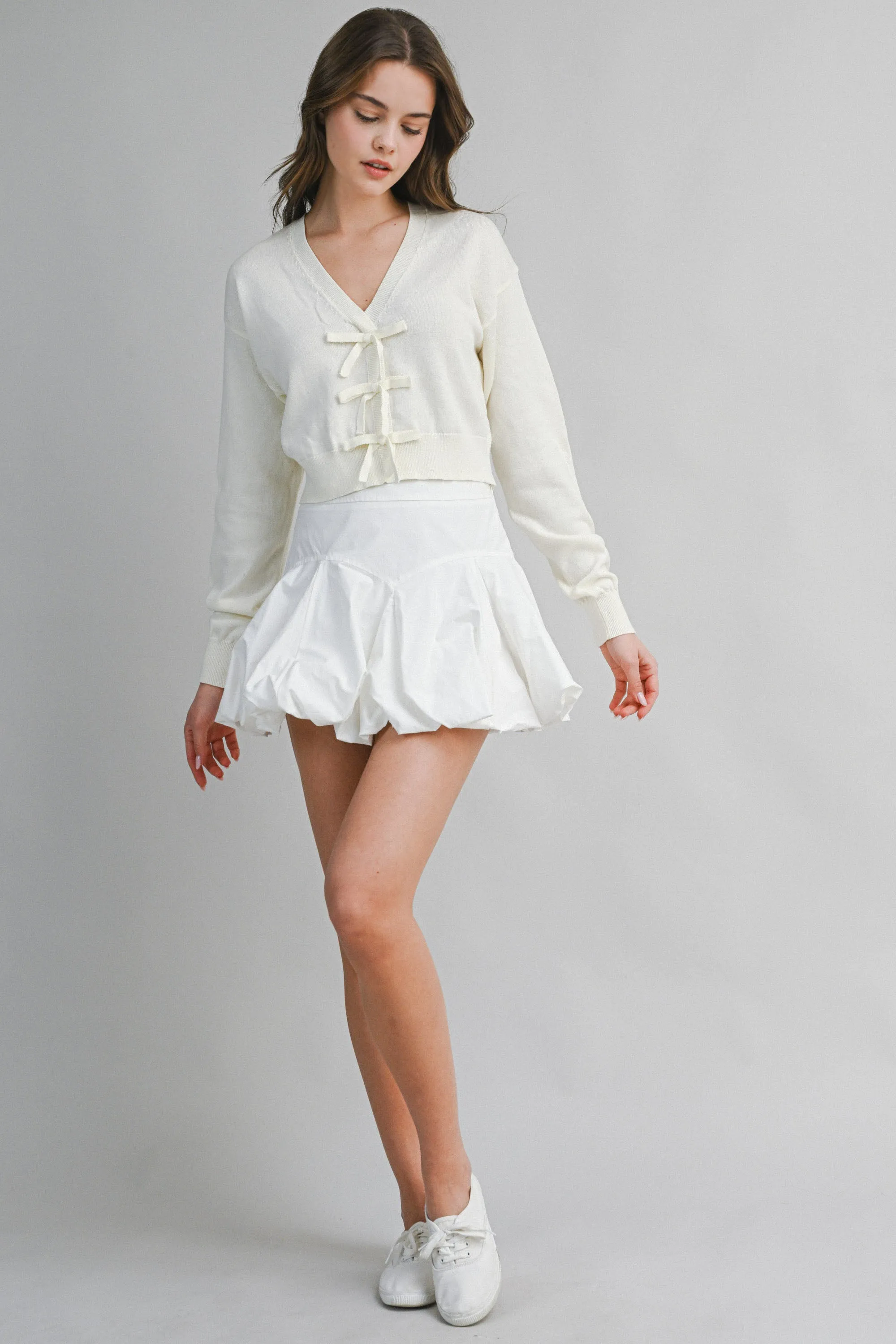 KERRIS BOW KNIT TOP sold by MABLE product image thumbnail 4