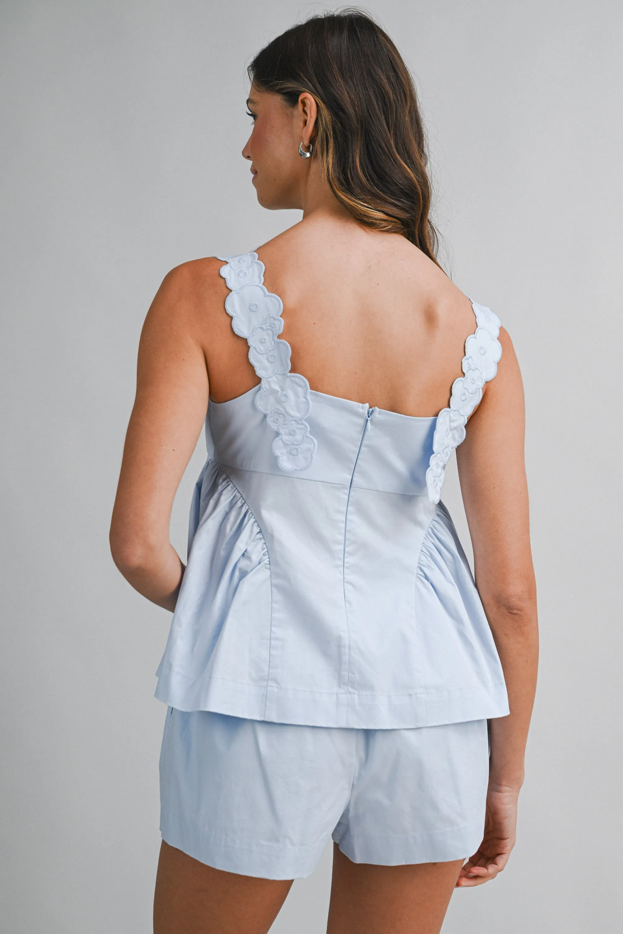 SIA TRIM SHOULDER DETAIL TOP AND SHORTS SET sold by MABLE product image thumbnail 3
