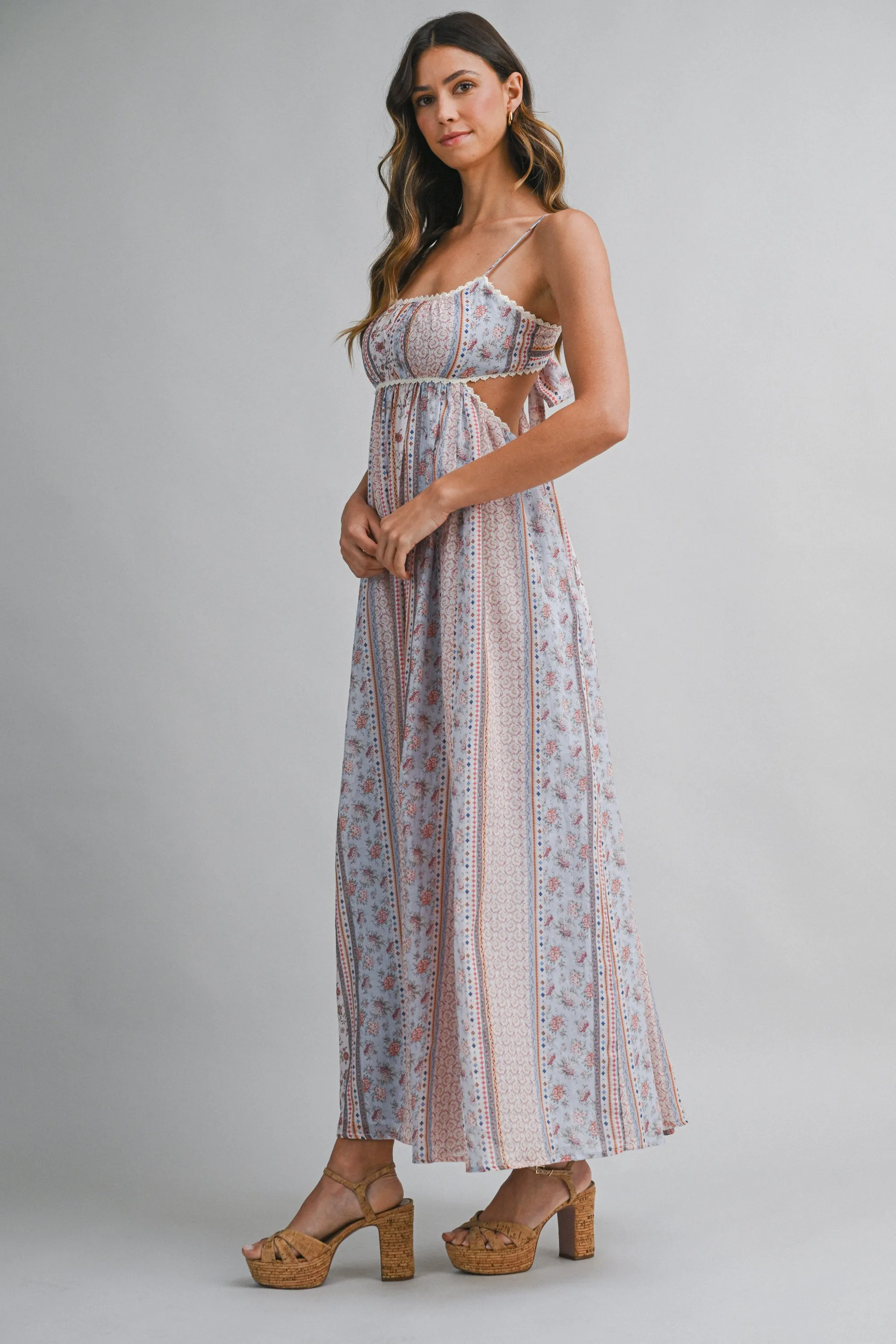 TALINA CUT OUT CROCHET MAXI DRESS sold by MABLE product image thumbnail 3
