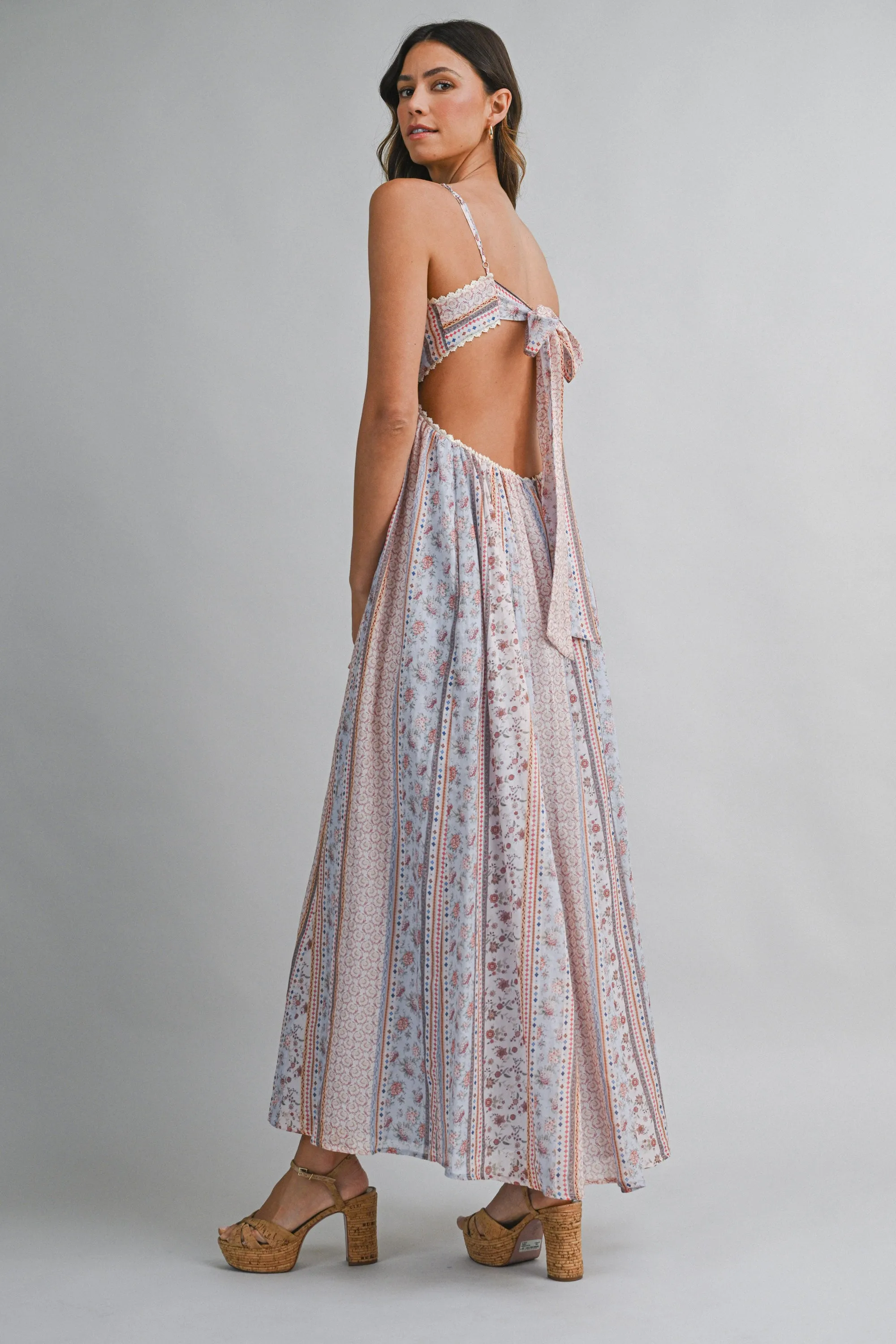 TALINA CUT OUT CROCHET MAXI DRESS sold by MABLE product image thumbnail 4