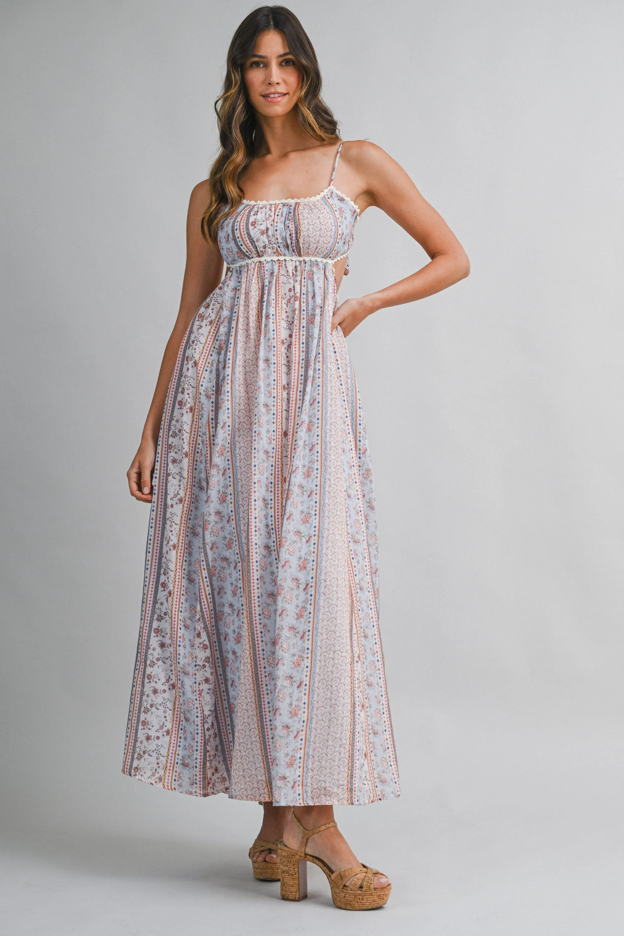 TALINA CUT OUT CROCHET MAXI DRESS sold by MABLE product image thumbnail 2