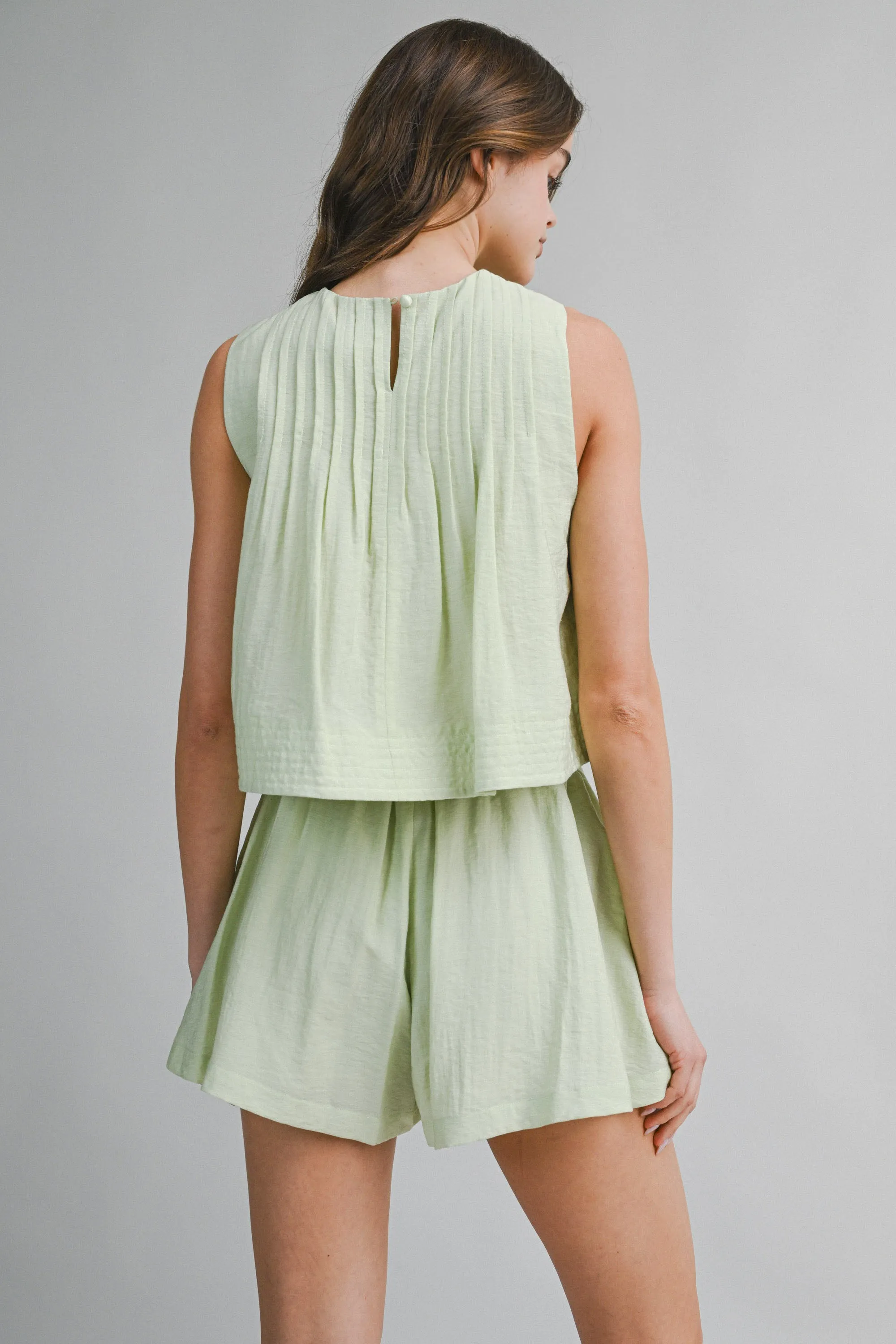 AMELINE PLEATED TOP AND SHORTS SET sold by MABLE product image thumbnail 5