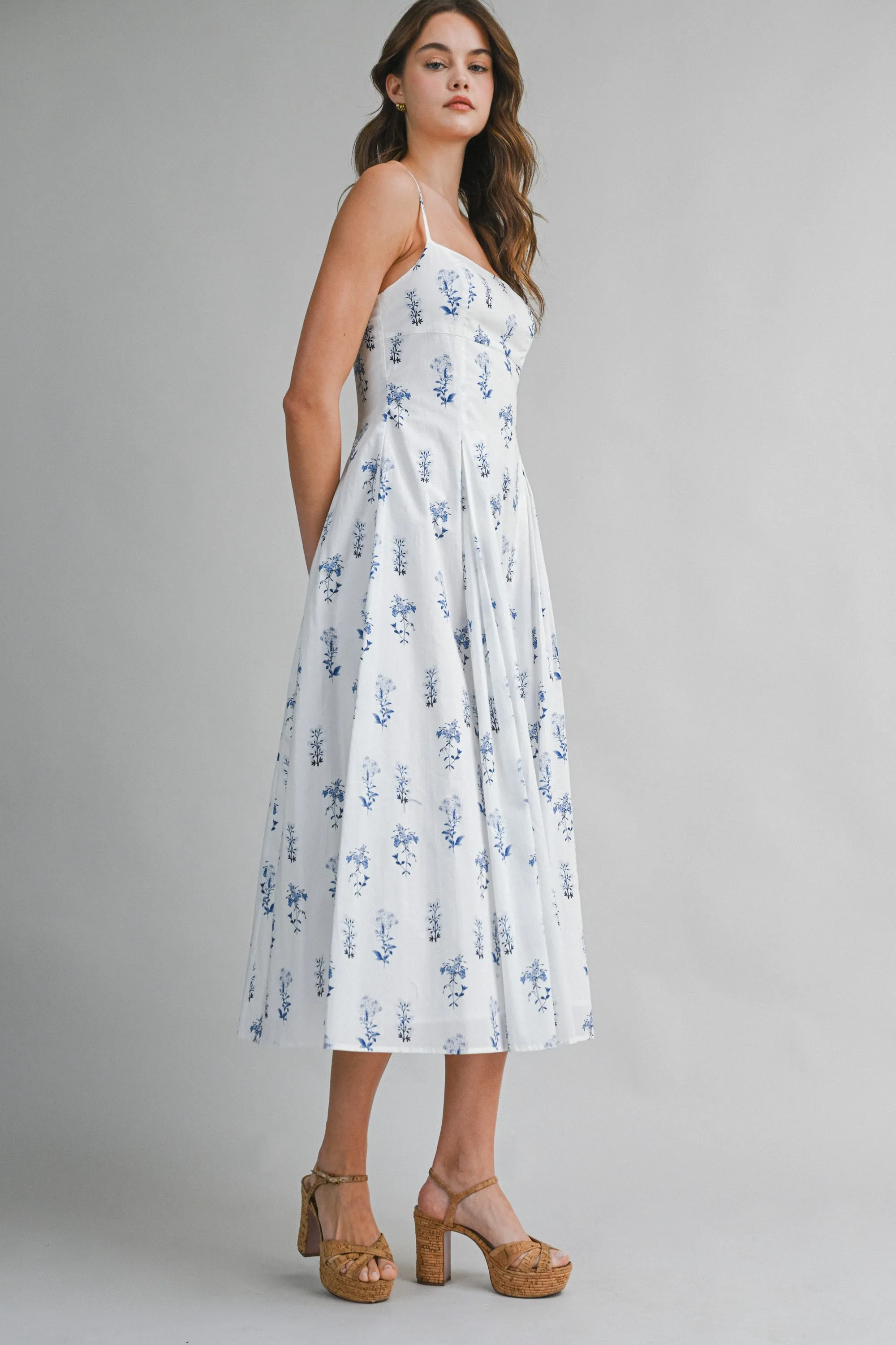 KARLEE FLORAL PRINTED MIDI DRESS sold by MABLE product image thumbnail 3
