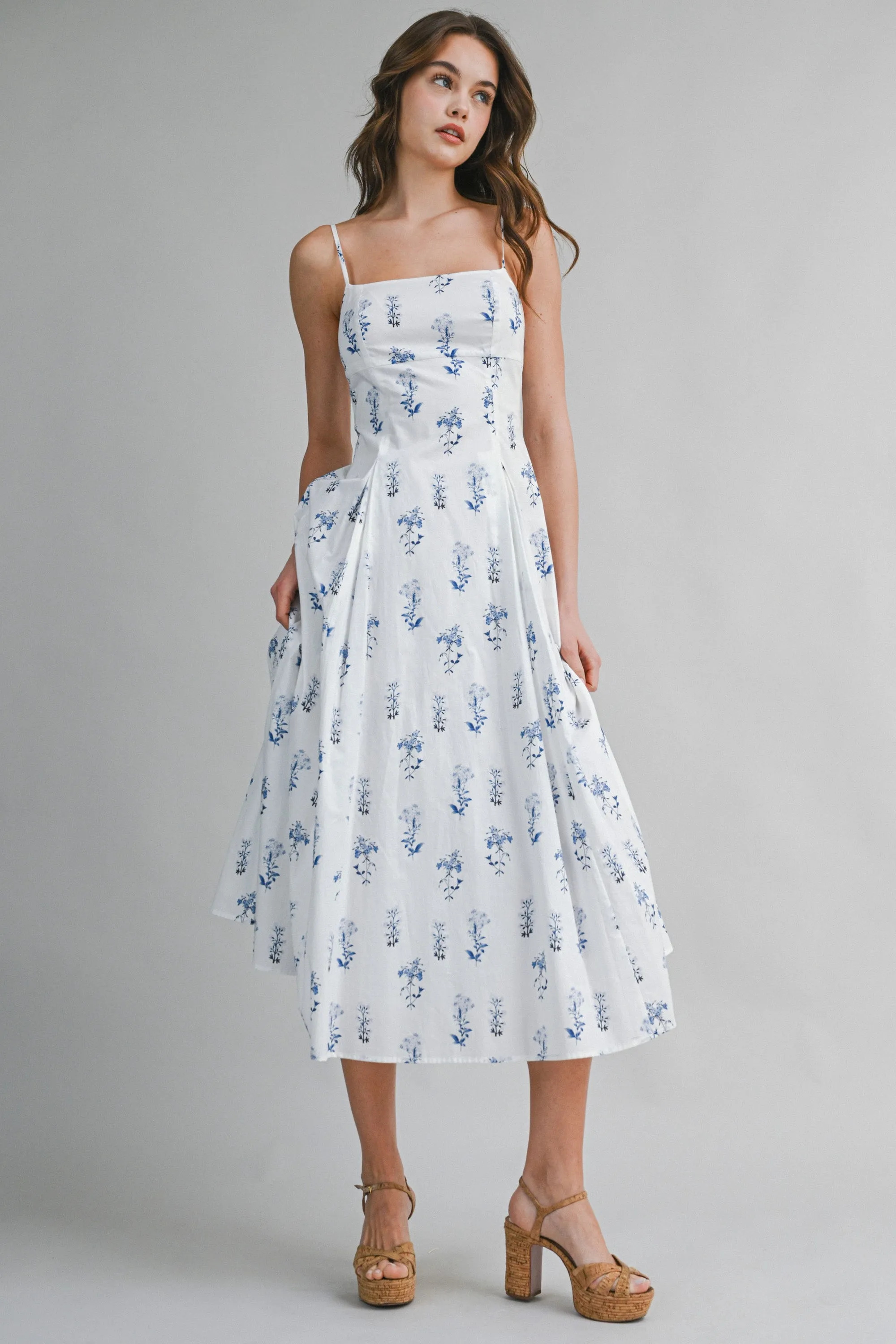 KARLEE FLORAL PRINTED MIDI DRESS sold by MABLE product image thumbnail 2