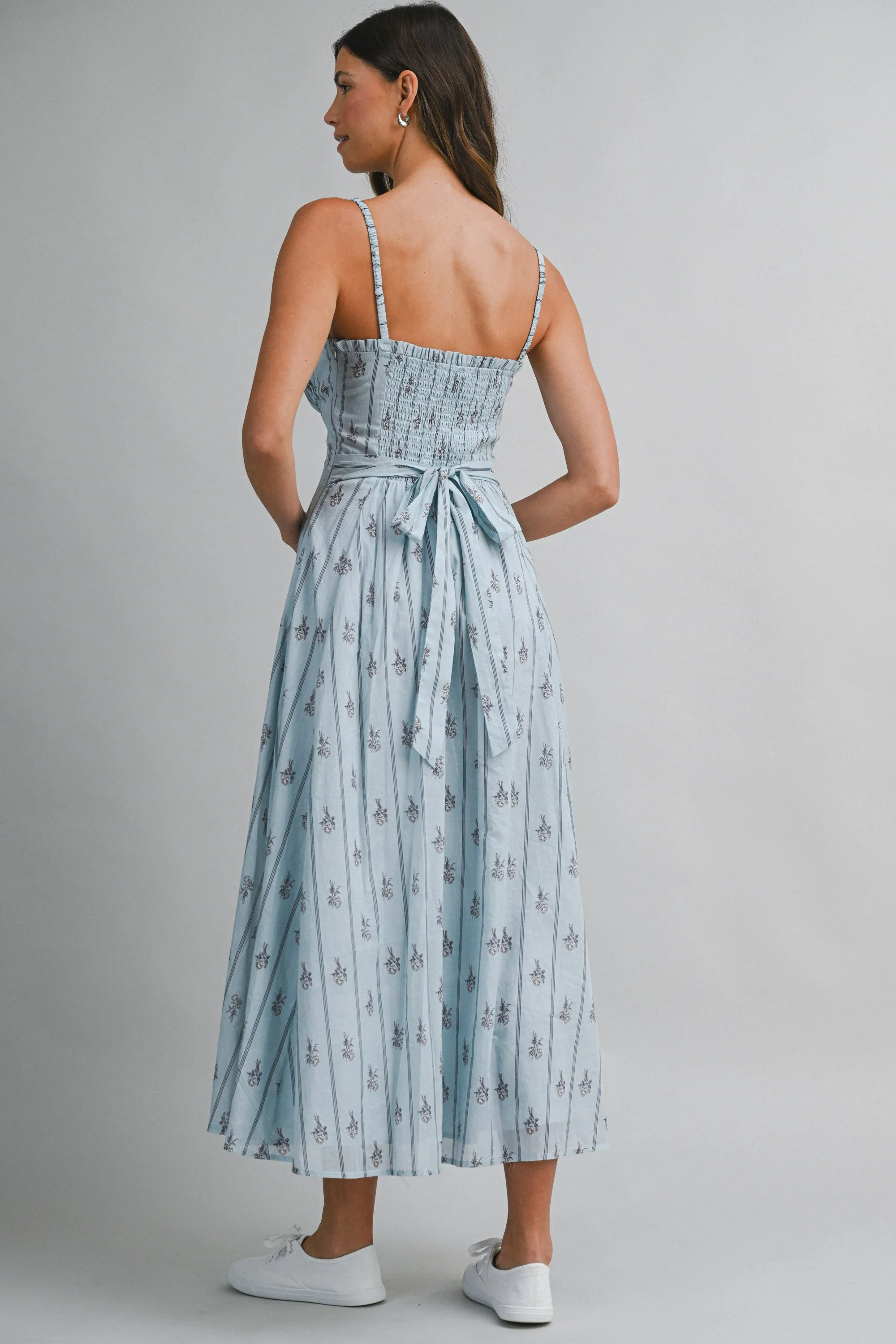 MACI WALL PAPER PRINTED MIDI DRESS sold by MABLE product image thumbnail 3