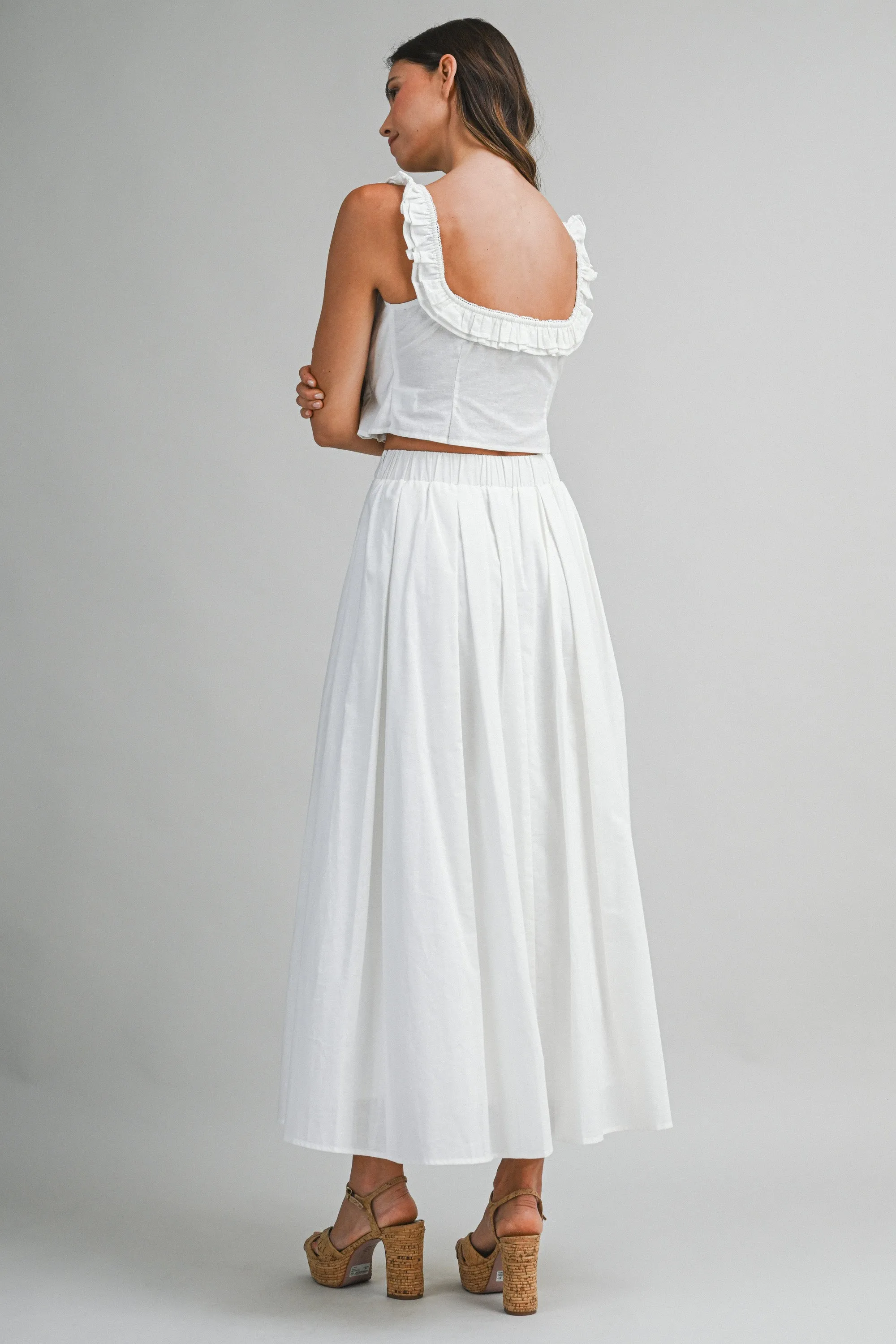 HUNTER FRILLED TOP AND MIDI SKIRT SET sold by MABLE product image thumbnail 5