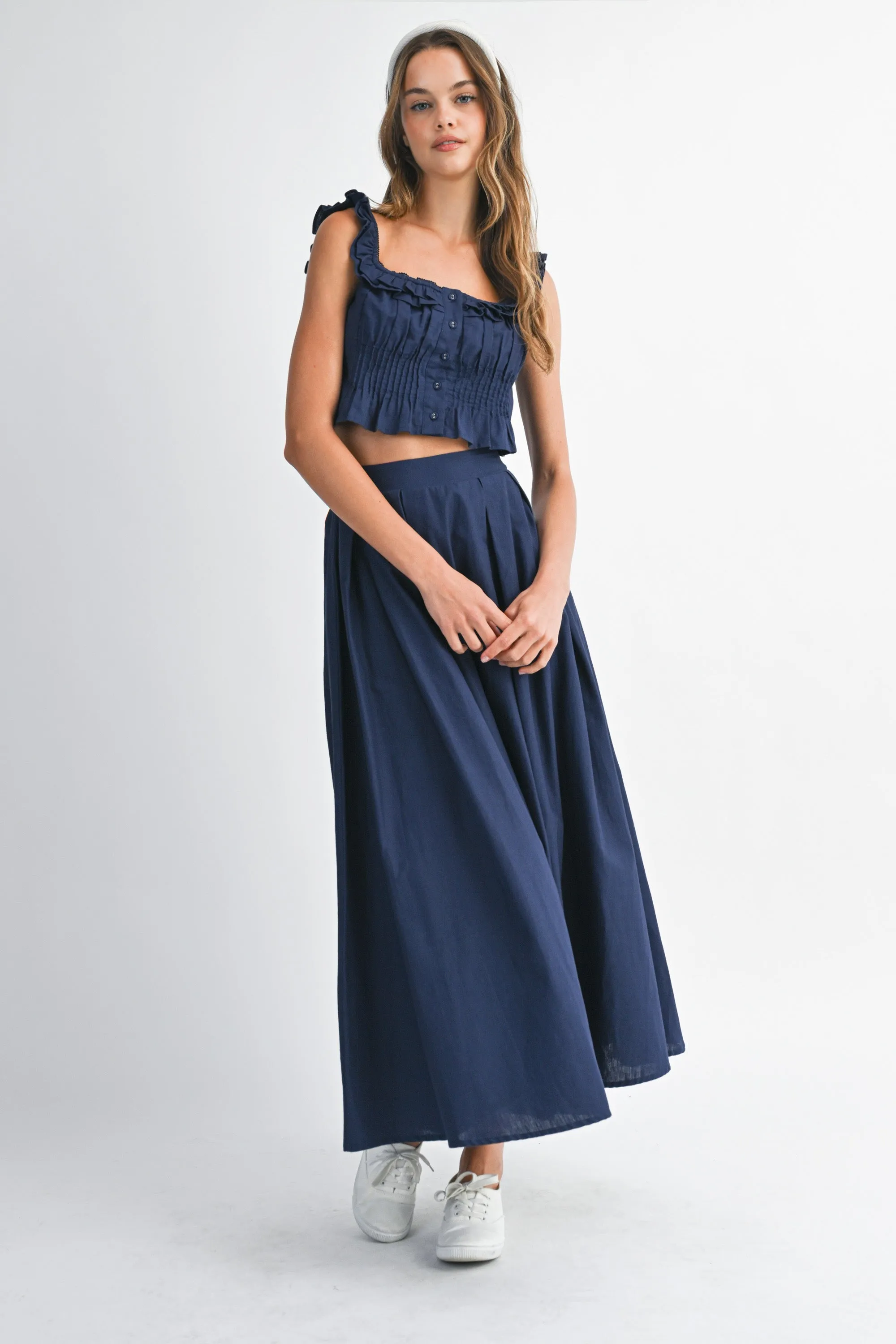 HUNTER FRILLED TOP AND MIDI SKIRT SET sold by MABLE product image thumbnail 2