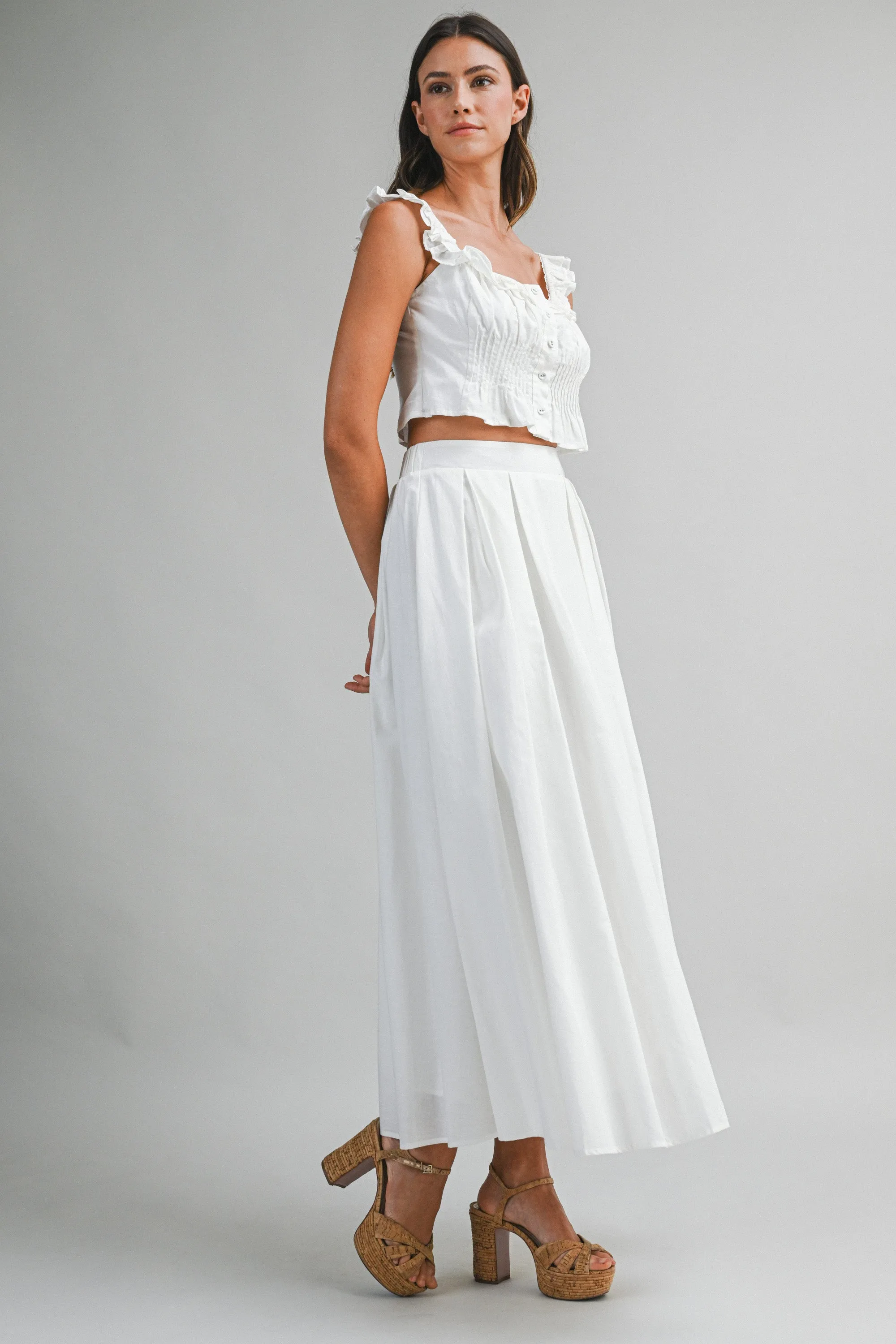 HUNTER FRILLED TOP AND MIDI SKIRT SET sold by MABLE product image thumbnail 3