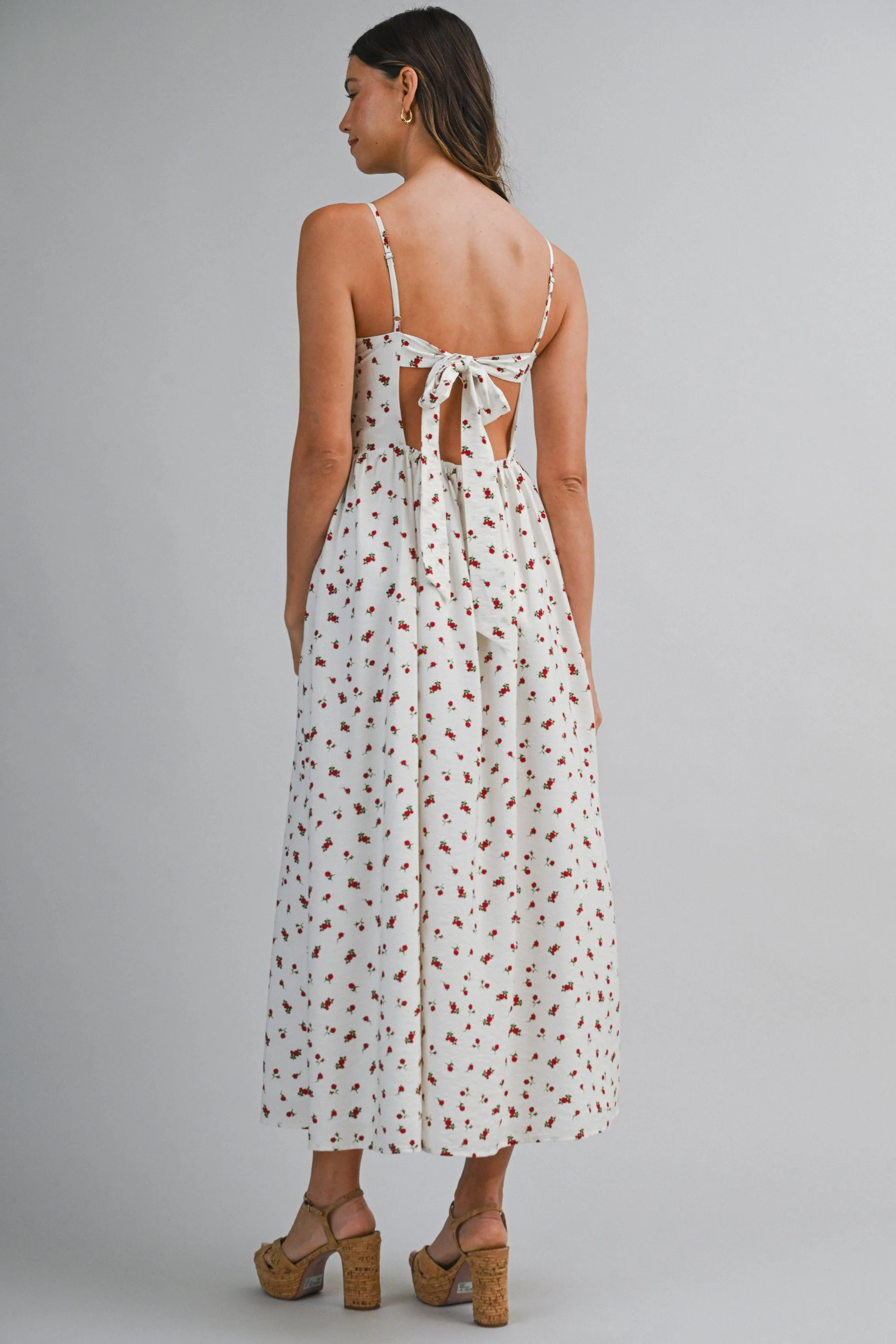 IMANI DITZY FLORAL PRINTED MAXI DRESS sold by MABLE product image thumbnail 4