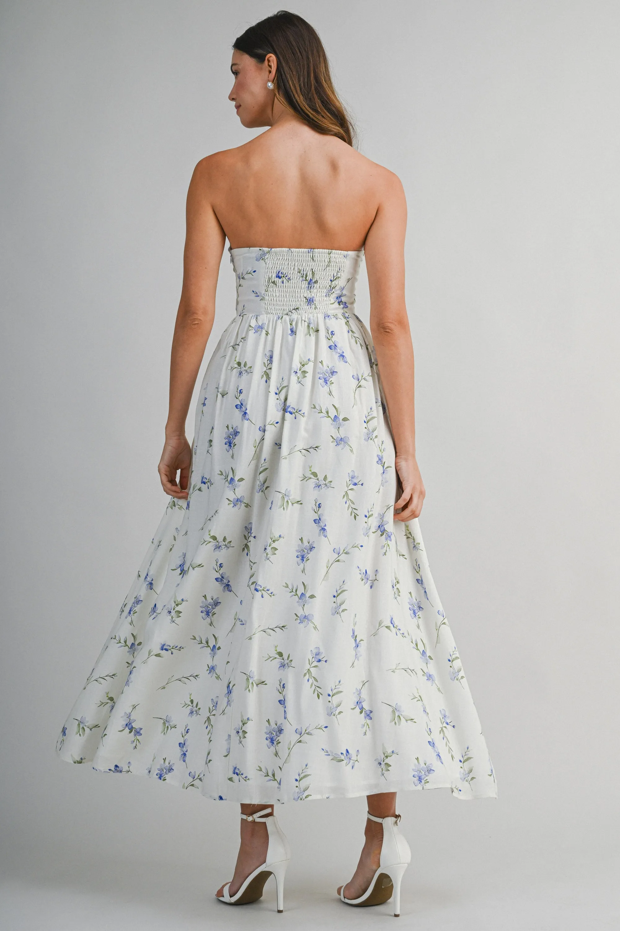 RYAN FLORAL PRINTED SWEETHEART MAXI DRESS sold by MABLE product image thumbnail 5