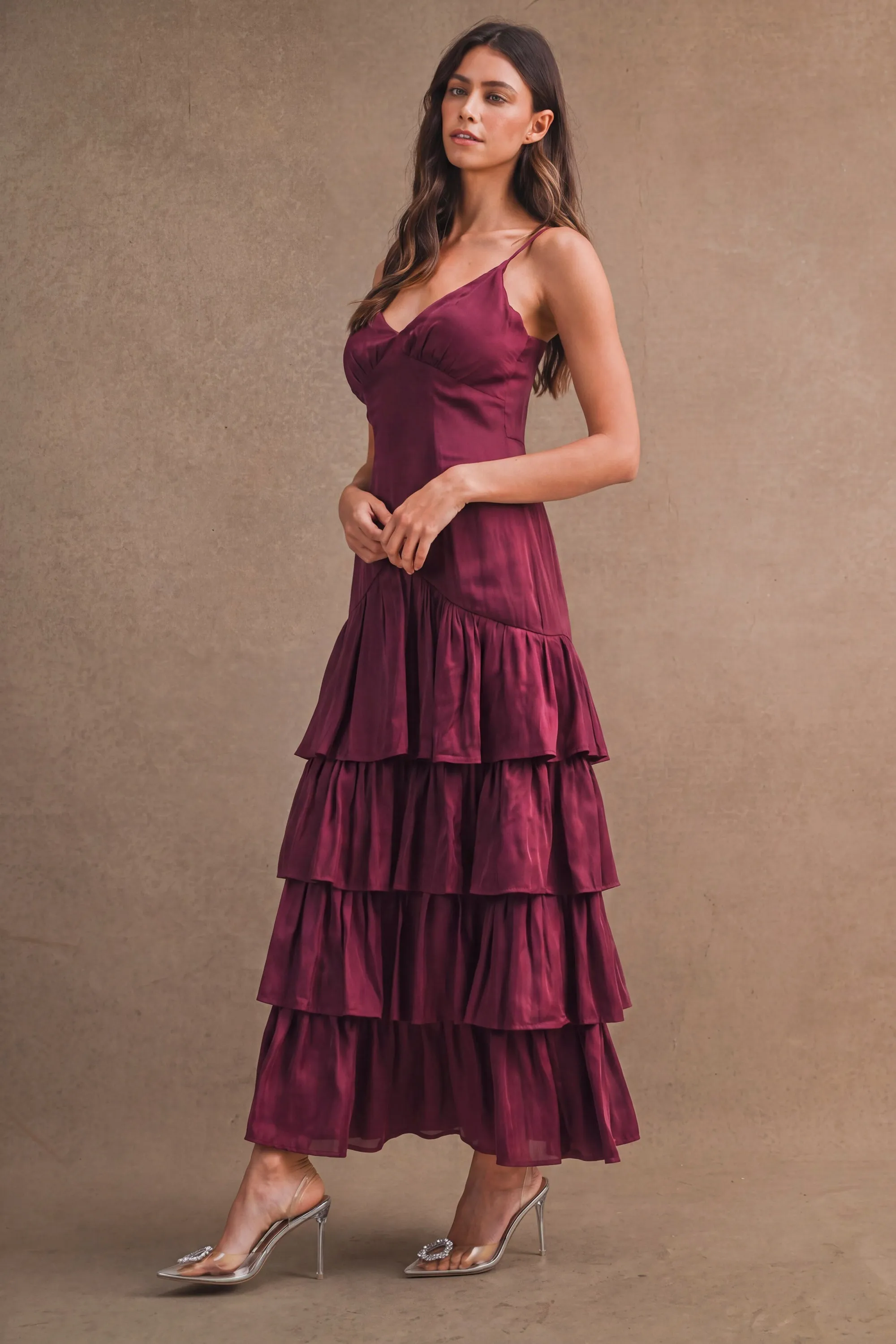 MAKENNA RUFFLED MAXI DRESS sold by MABLE product image thumbnail 3