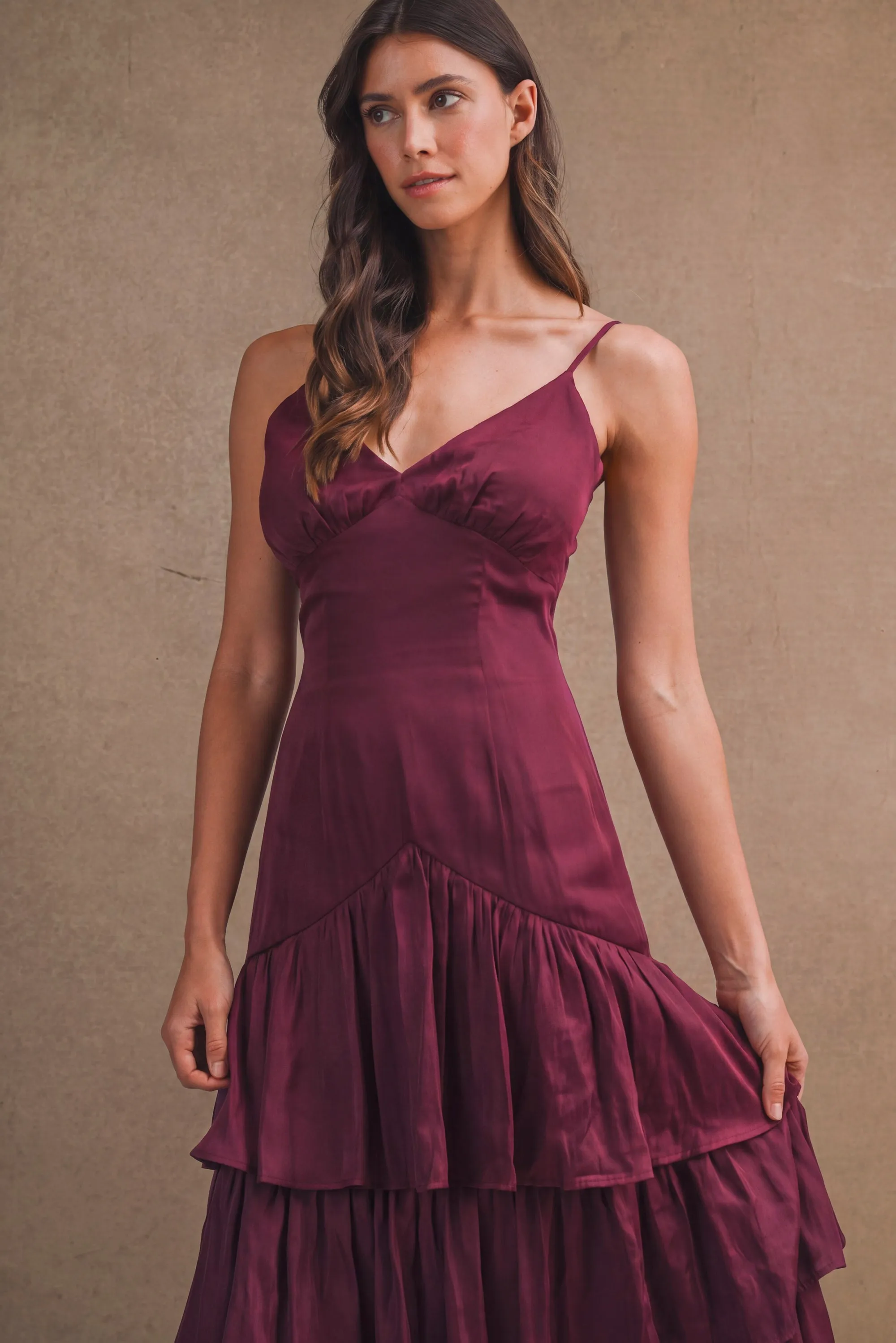 MAKENNA RUFFLED MAXI DRESS sold by MABLE product image thumbnail 5
