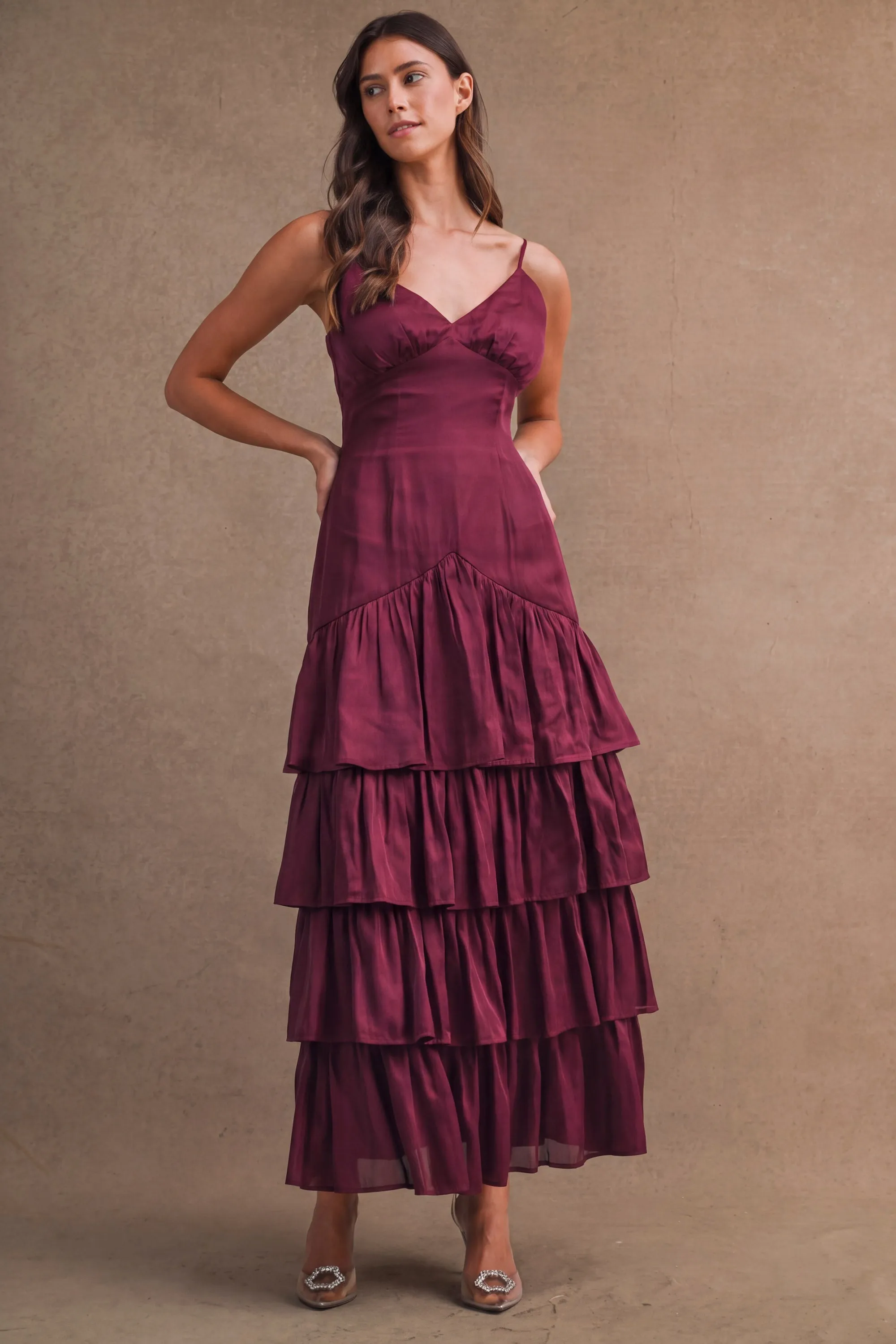 MAKENNA RUFFLED MAXI DRESS sold by MABLE product image thumbnail 2