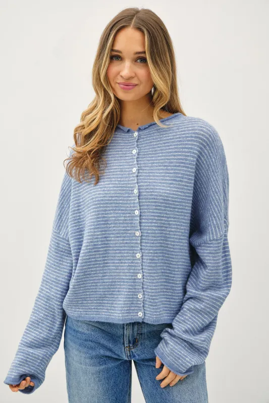 Pin-Striped Piper Cardigan made by Things Between