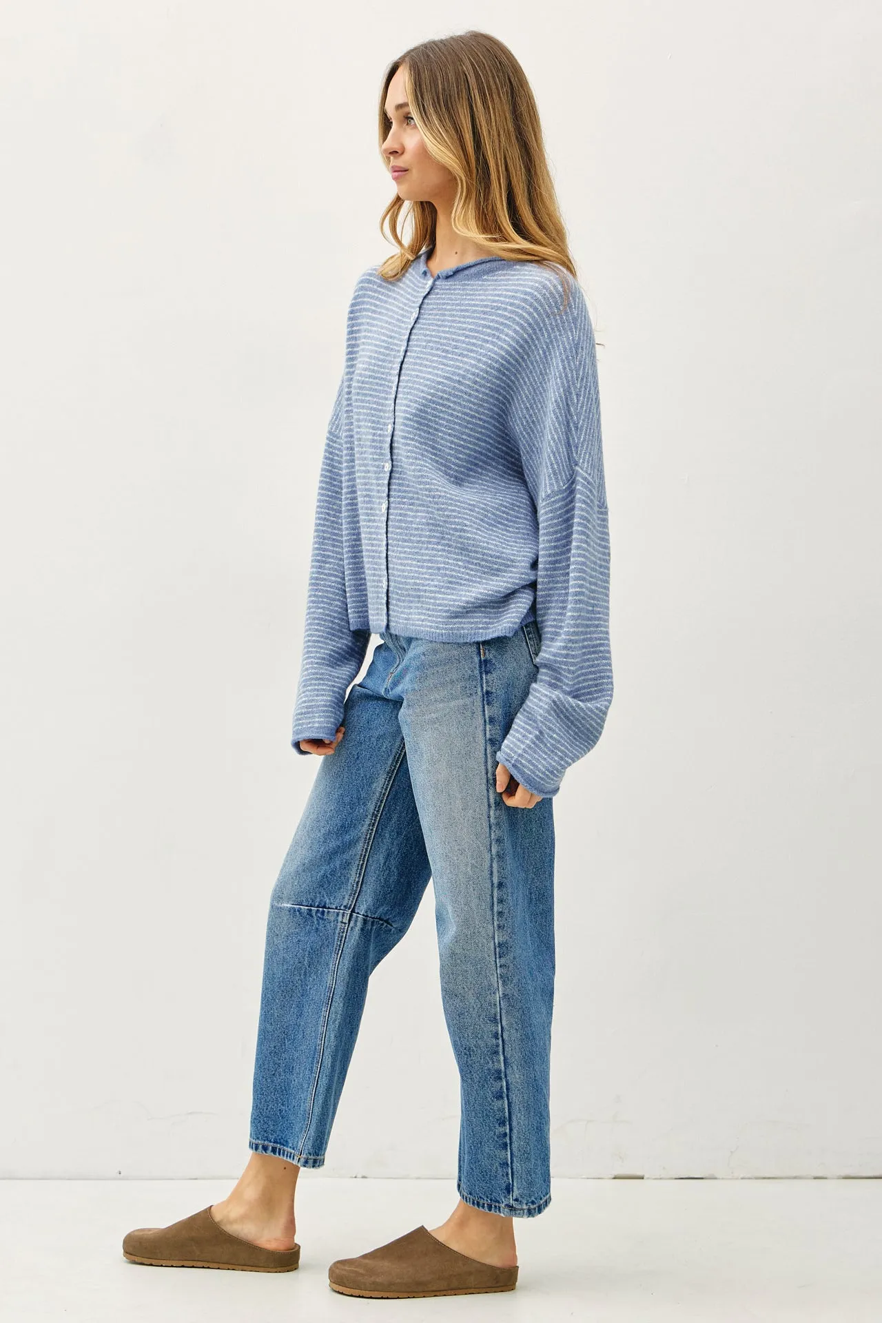 Pin-Striped Piper Cardigan sold by Things Between product image thumbnail 5