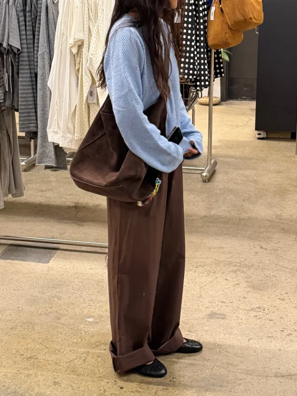 Suede Messenger Bag made by Things Between