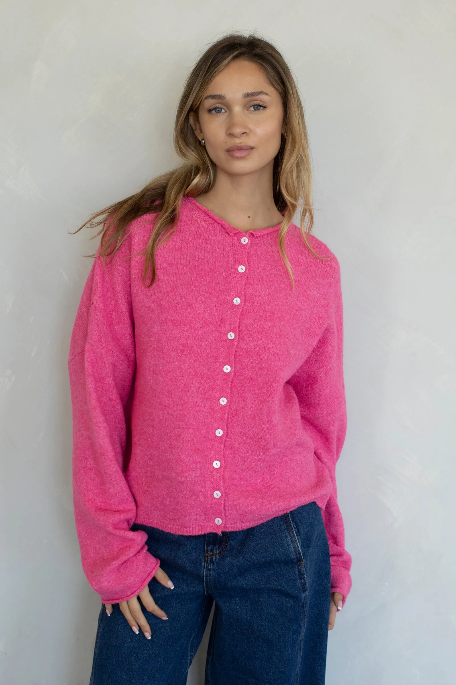 Bubblegum Piper Cardigan sold by Things Between