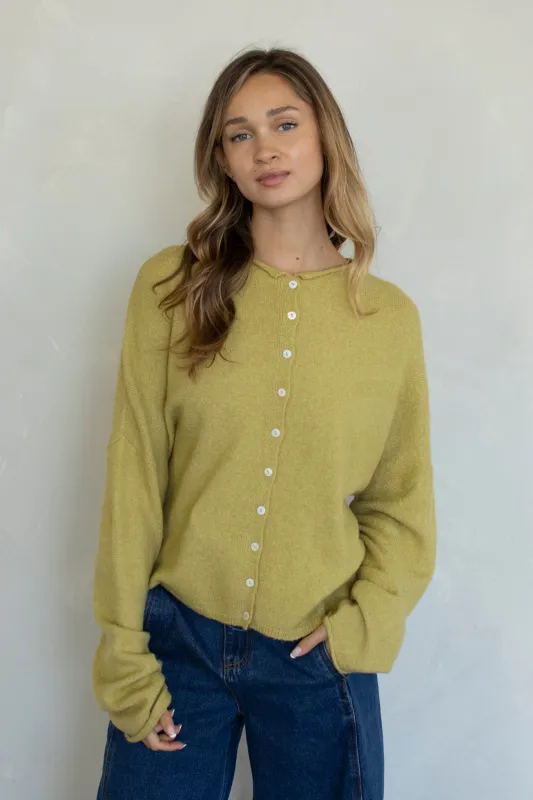 Moss Piper Cardigan sold by Things Between