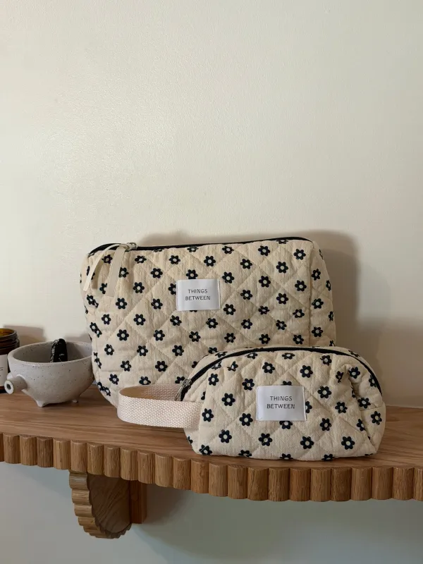 Quilted Makeup Pouch sold by Things Between