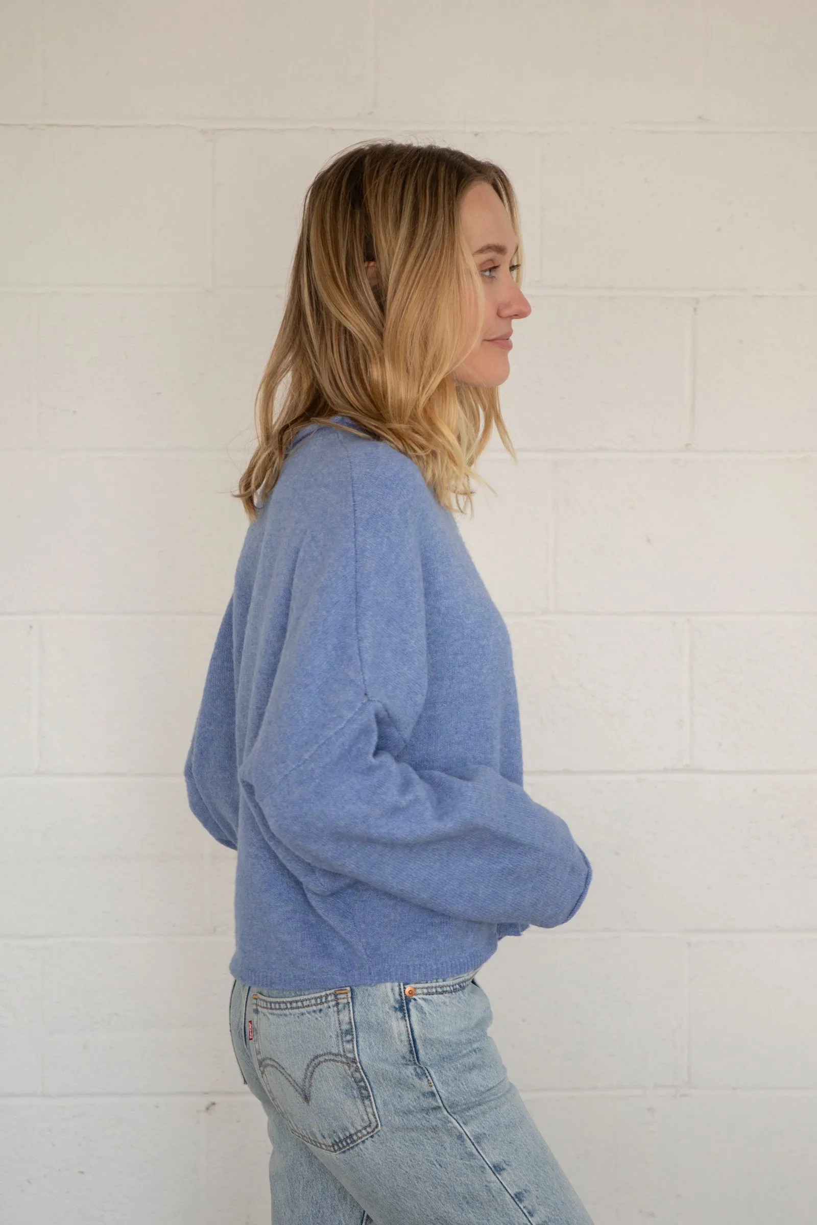 Dusty Blue Piper Cardigan sold by Things Between product image thumbnail 4