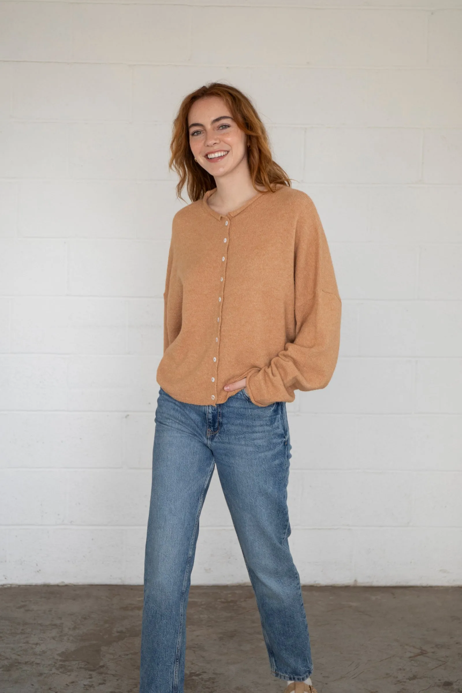 Camel Piper Cardigan sold by Things Between product image thumbnail 4