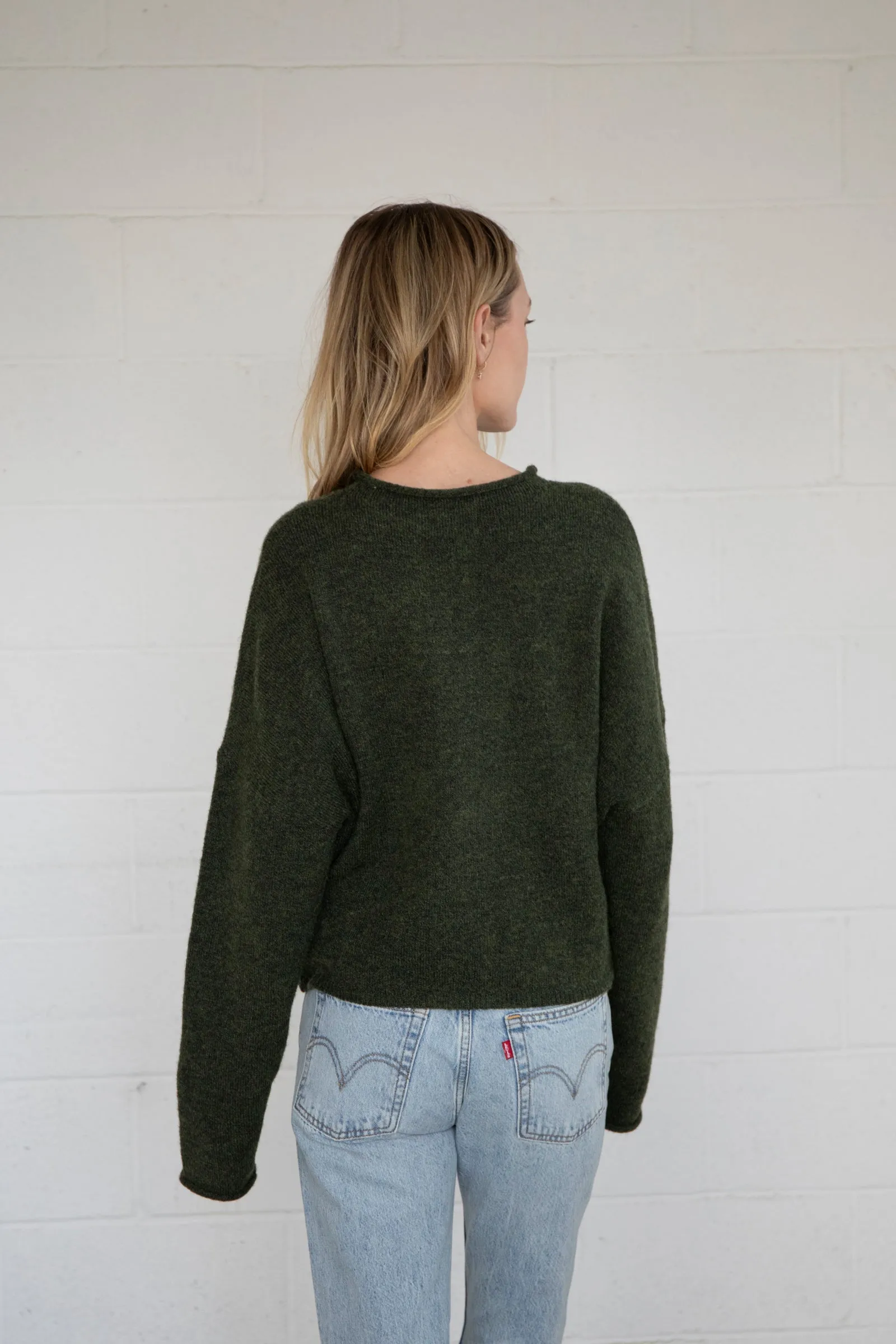Hunter Green Piper Cardigan sold by Things Between product image thumbnail 3