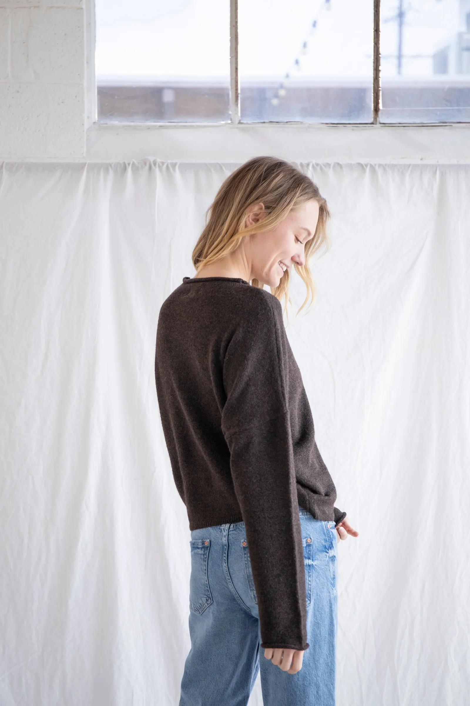 Chocolate Piper Cardigan sold by Things Between product image thumbnail 5