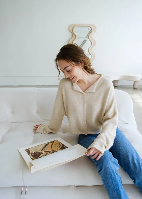 Natural Piper Cardigan made by Things Between