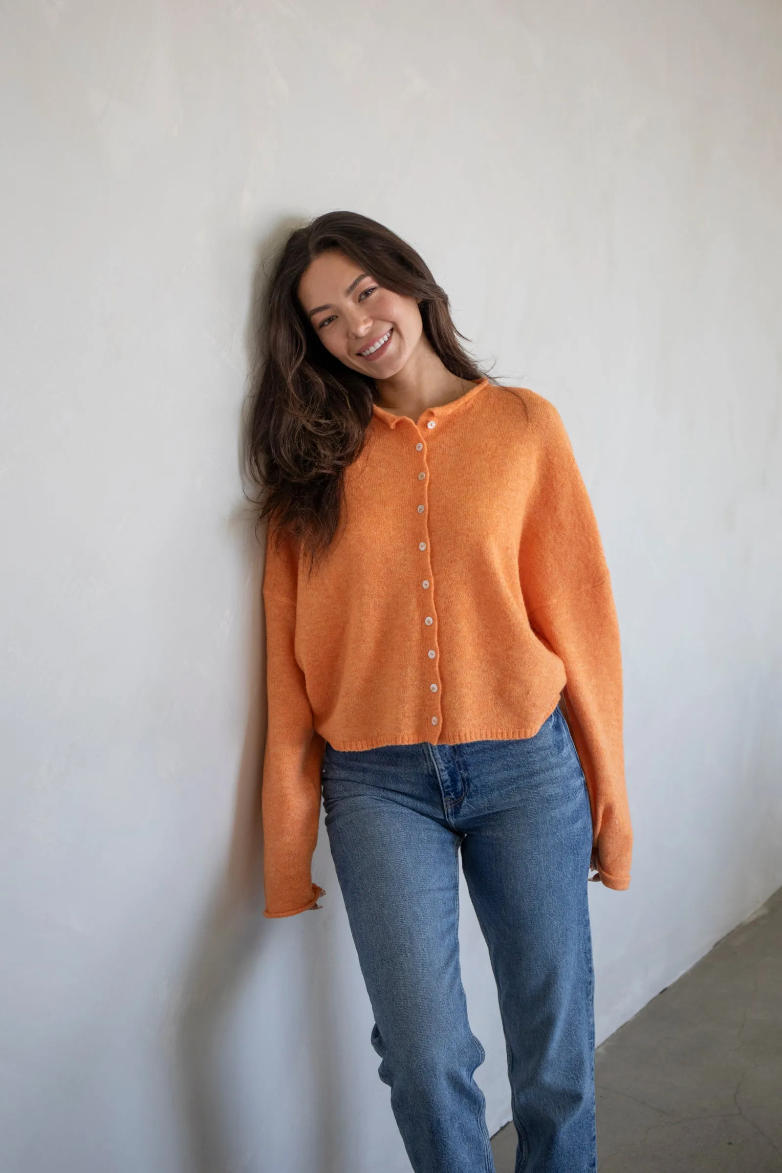 Orange Piper Cardigan sold by Things Between product image thumbnail 5