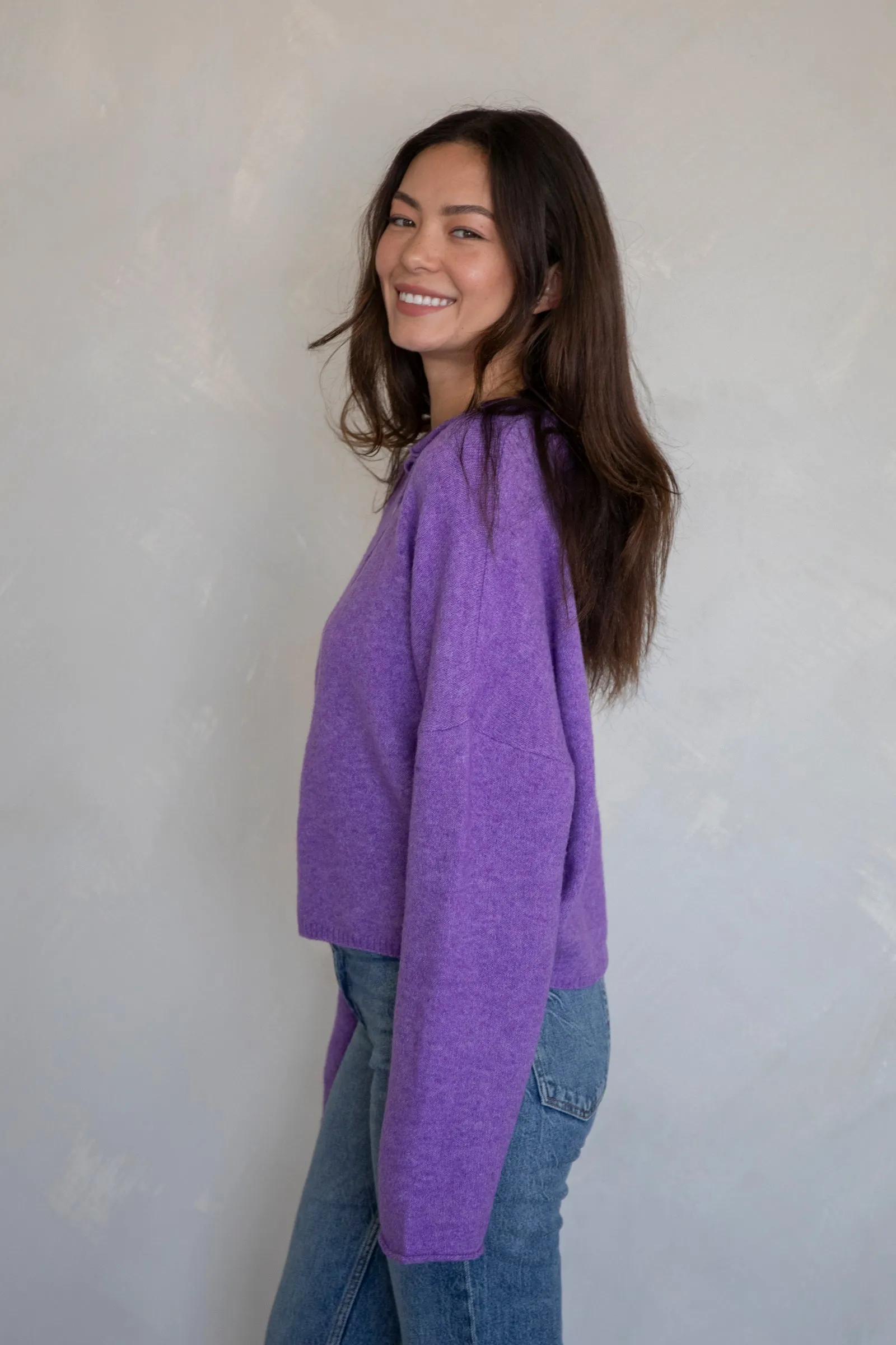 Purple Piper Cardigan sold by Things Between product image thumbnail 3