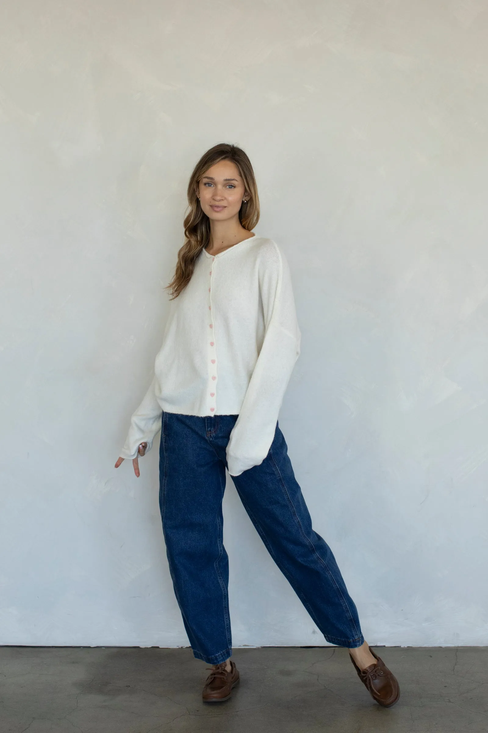 Heart Button Piper Cardigan sold by Things Between product image thumbnail 5