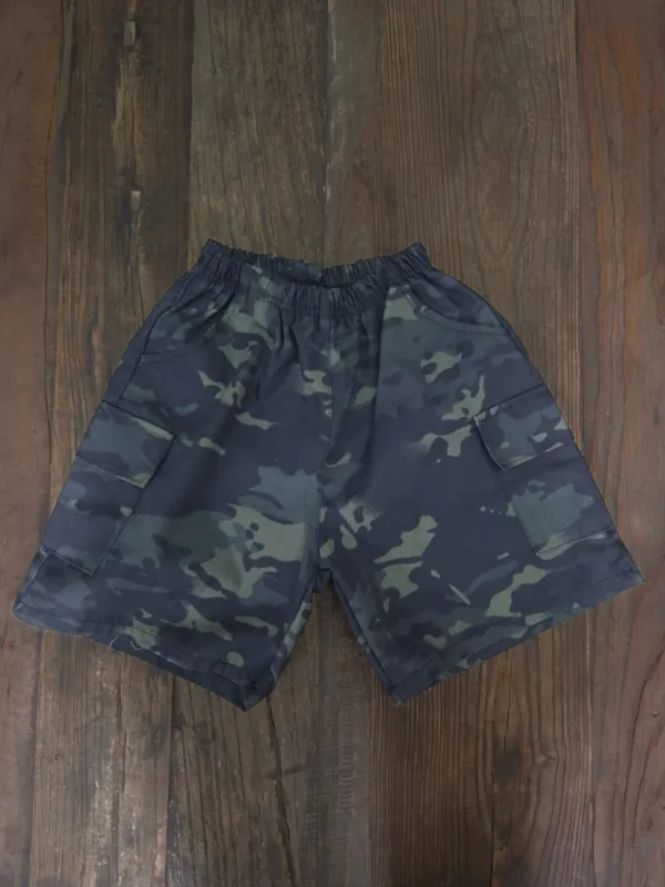 Camo Cargo Shorts made by Things Between