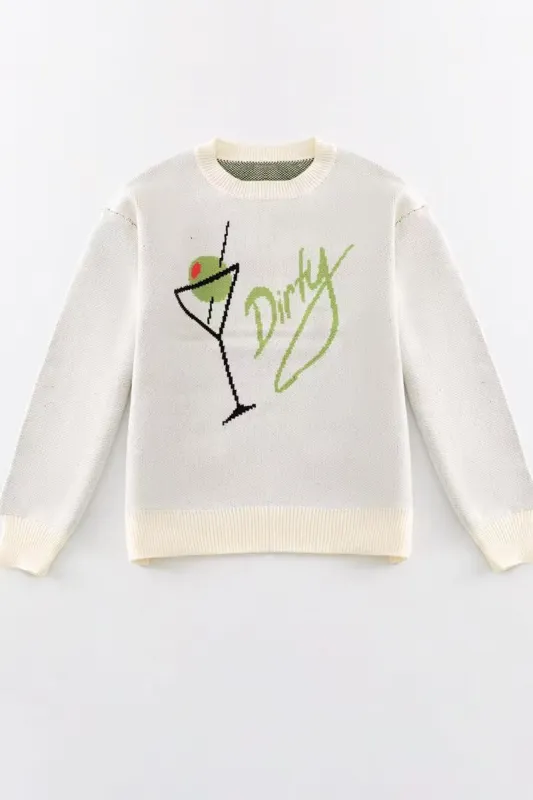 Dirty Martini Sweater sold by Miss Sparkling