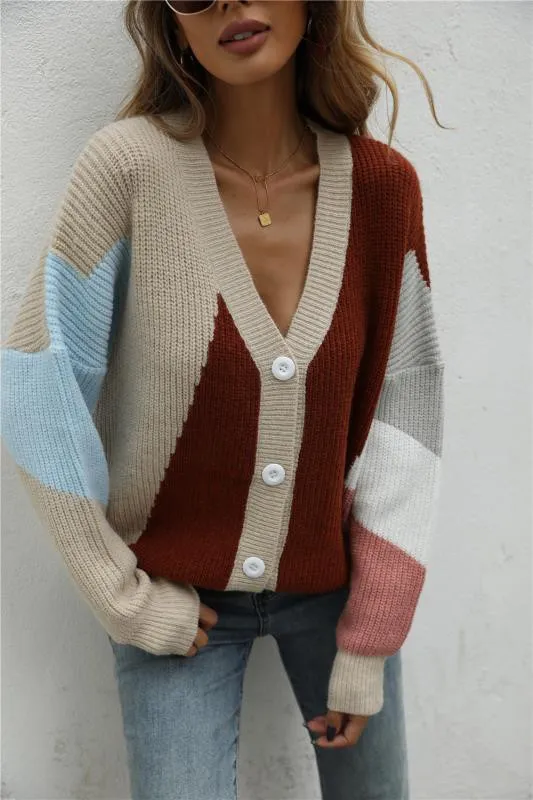 Color Block Cardigan made by Miss Sparkling