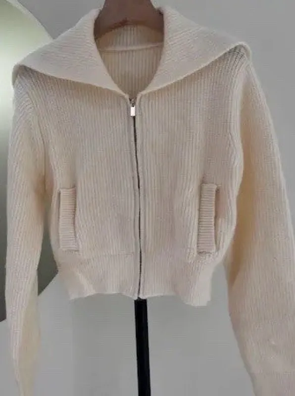 Zipper sweater made by Miss Sparkling
