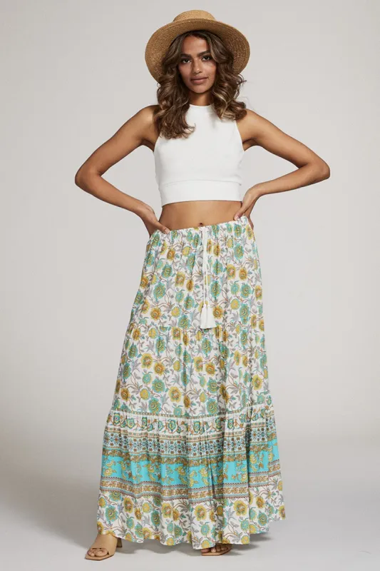 Printed maxi skirt made by Miss Sparkling