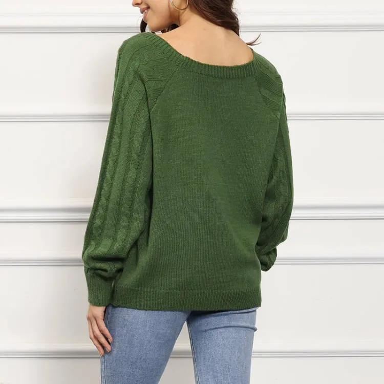 Square Neck Sweater sold by Miss Sparkling product image thumbnail 2