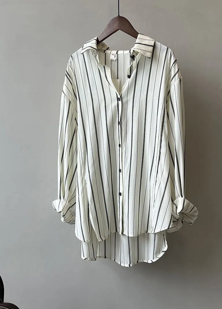 Striped button down shirt sold by Miss Sparkling